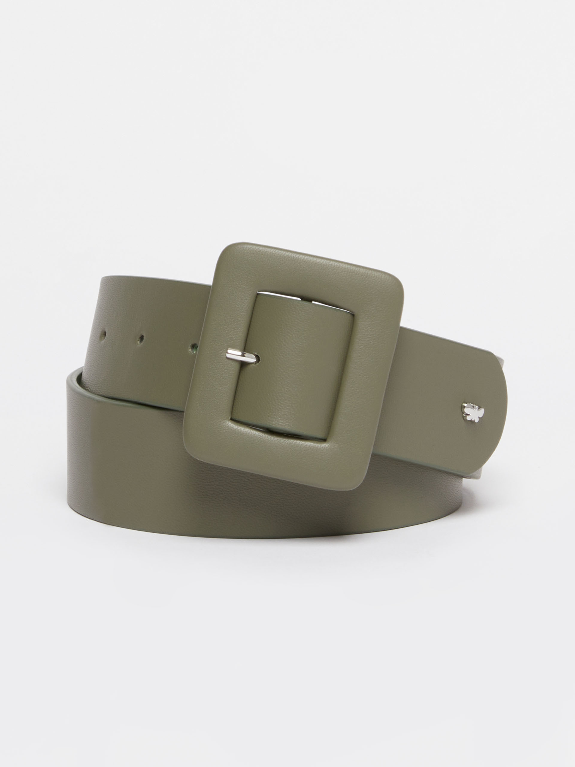 MAX MARA - Nappa leather belt - KAKI - MAX MARA SALE