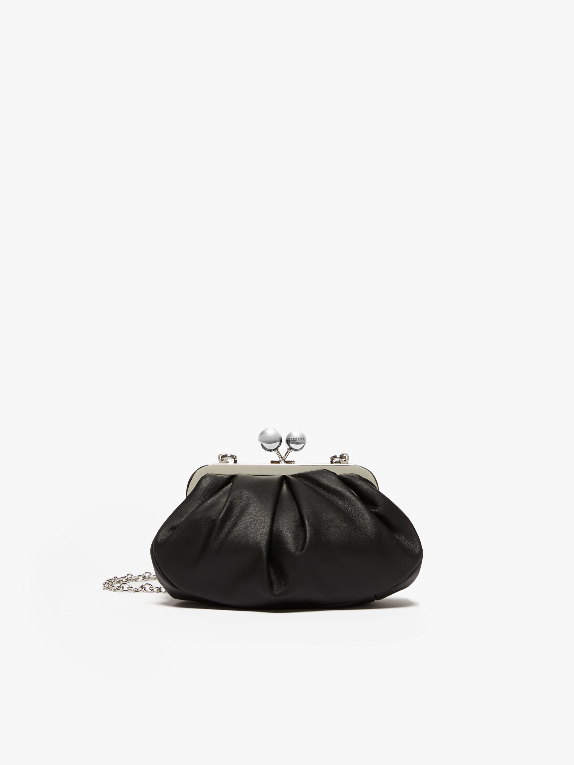 MAX MARA - Small Pasticcino Bag in nappa leather - BLACK - MAX MARA SALE