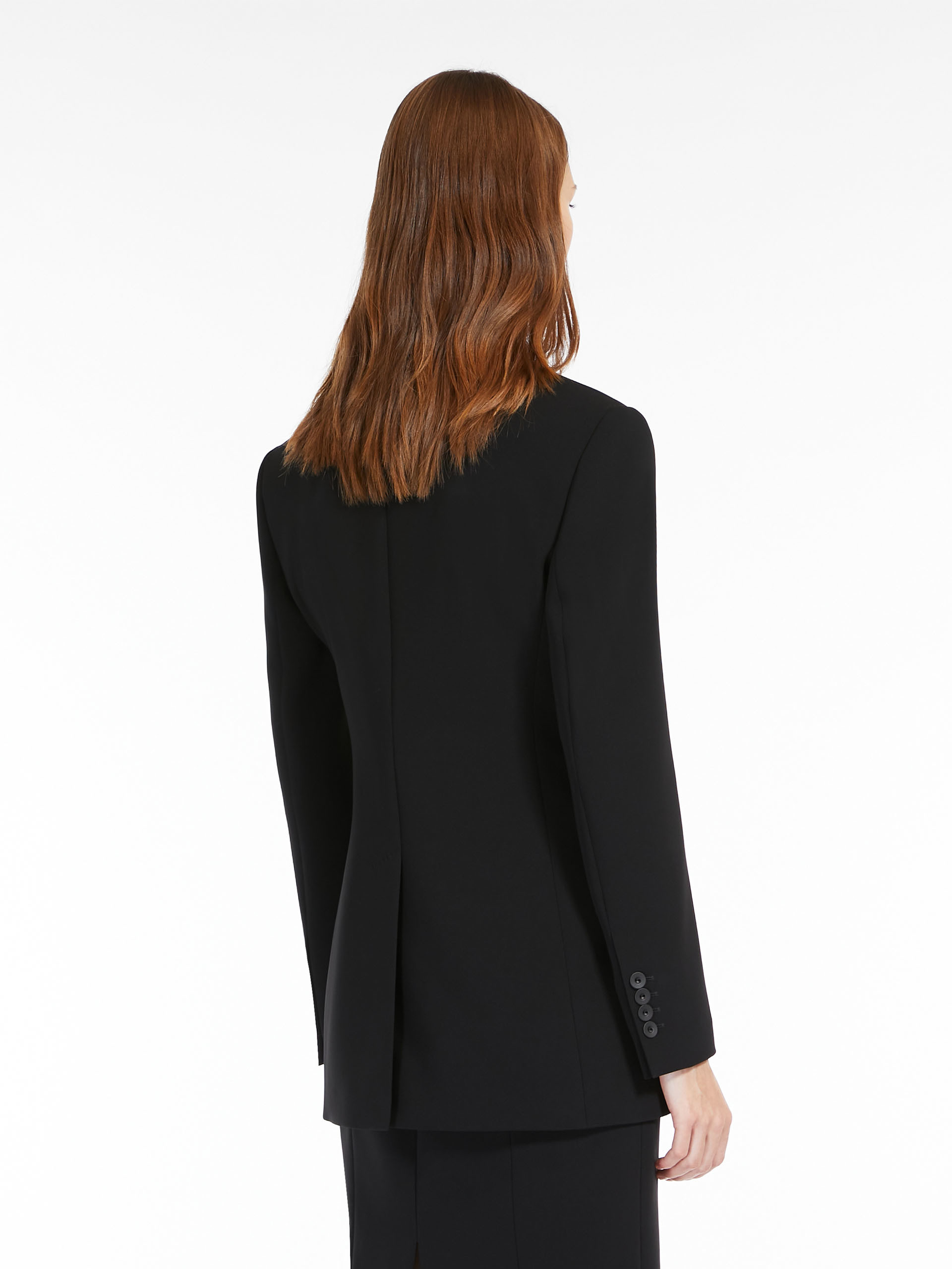 MAX MARA - Single-breasted cady blazer - BLACK - MAX MARA SALE