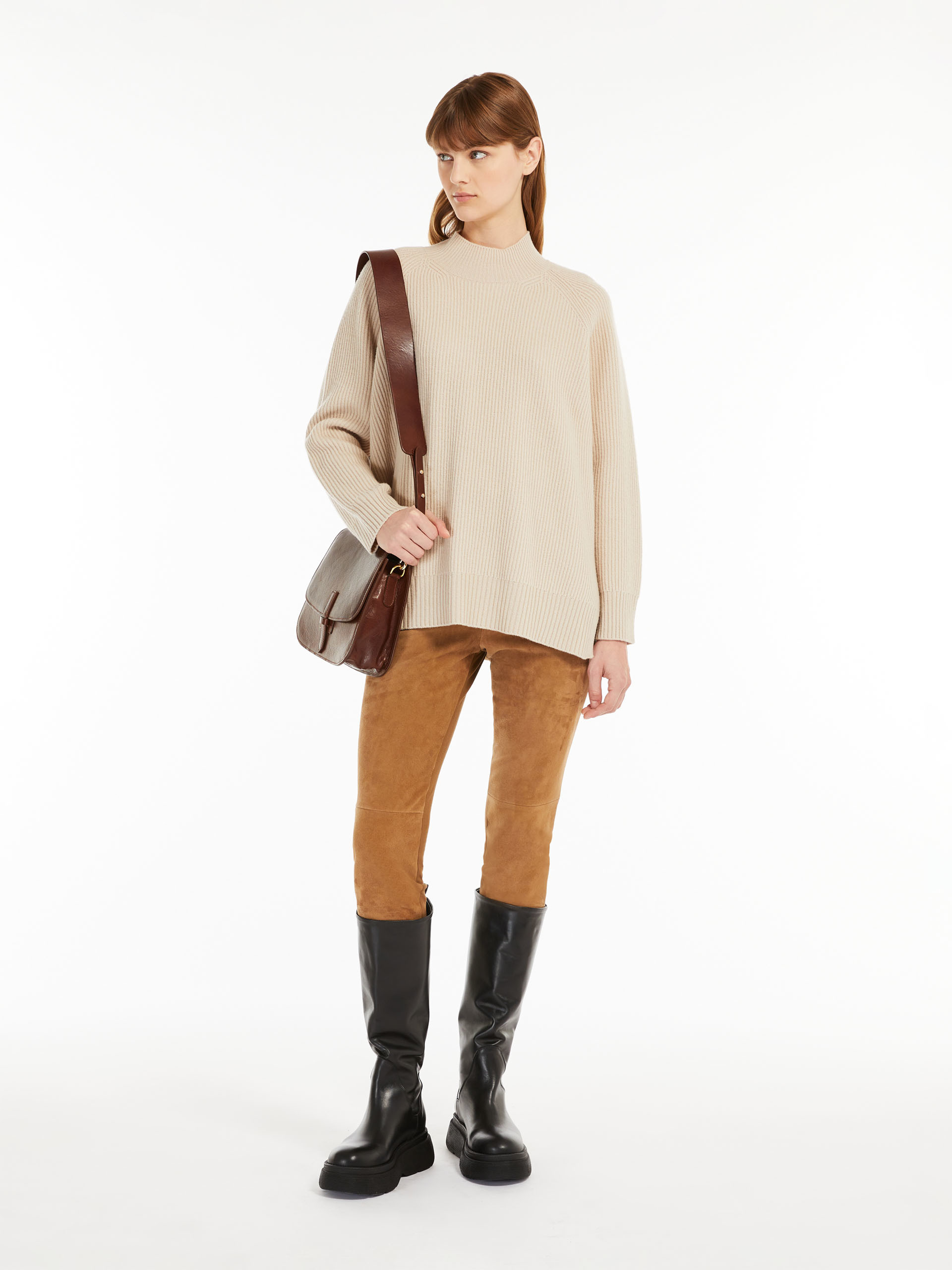 MAX MARA - Wool yarn sweater - BEIGE - MAX MARA SALE