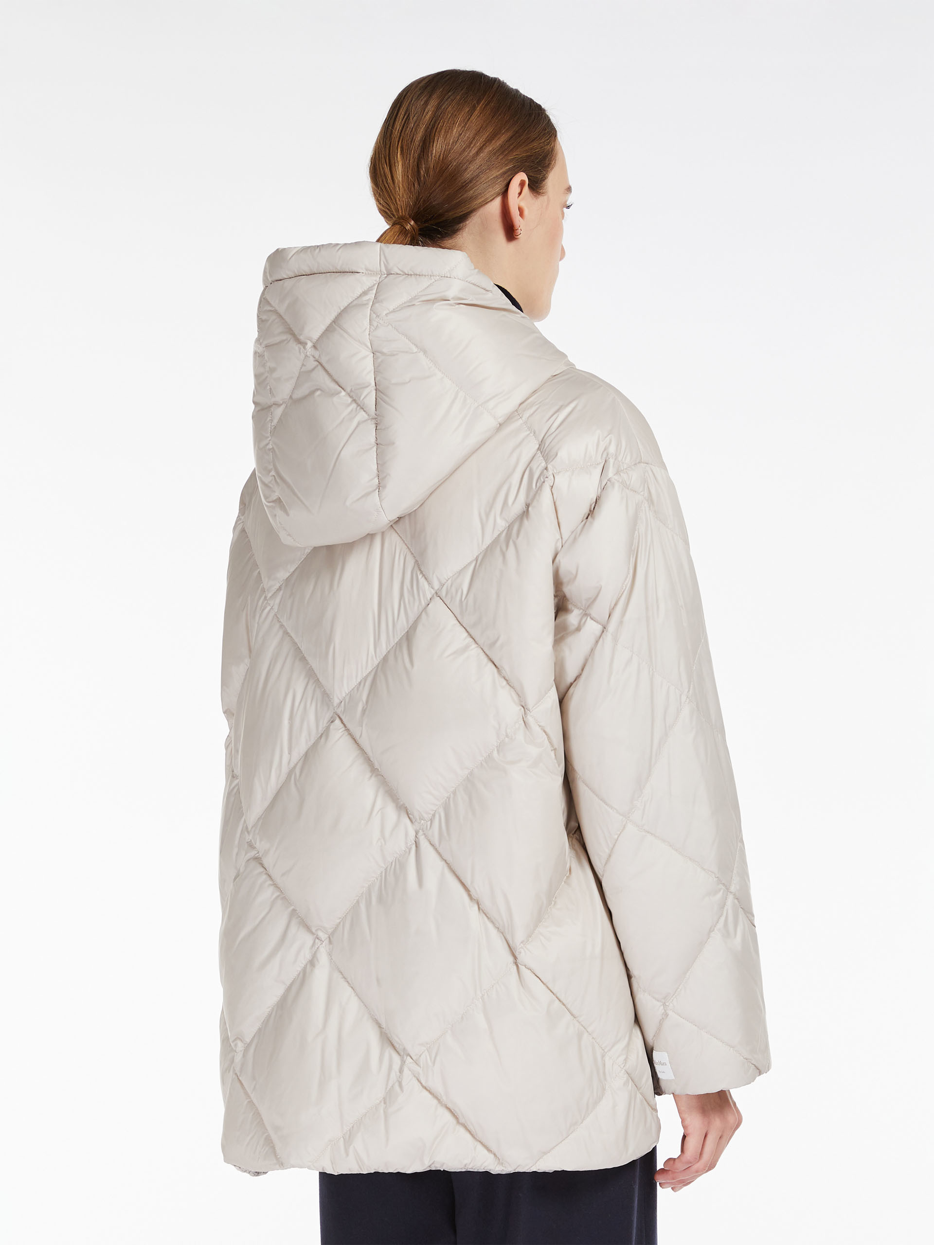 MAX MARA - Reversible down jacket in water-resistant canvas - SAND - MAX MARA SALE