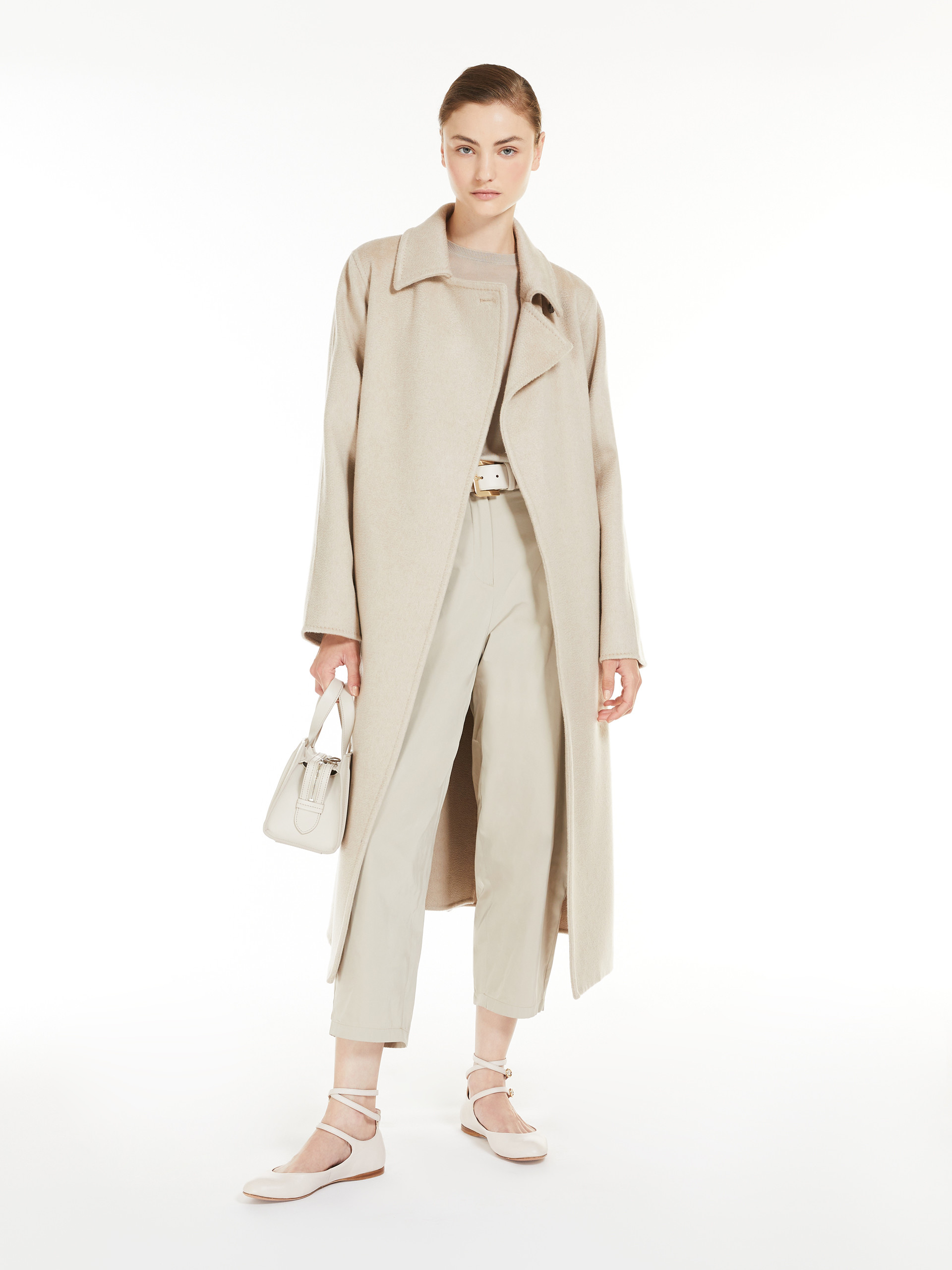 MAX MARA - Manuela Icon Coat in cachemire - SAND - MAX MARA SALE