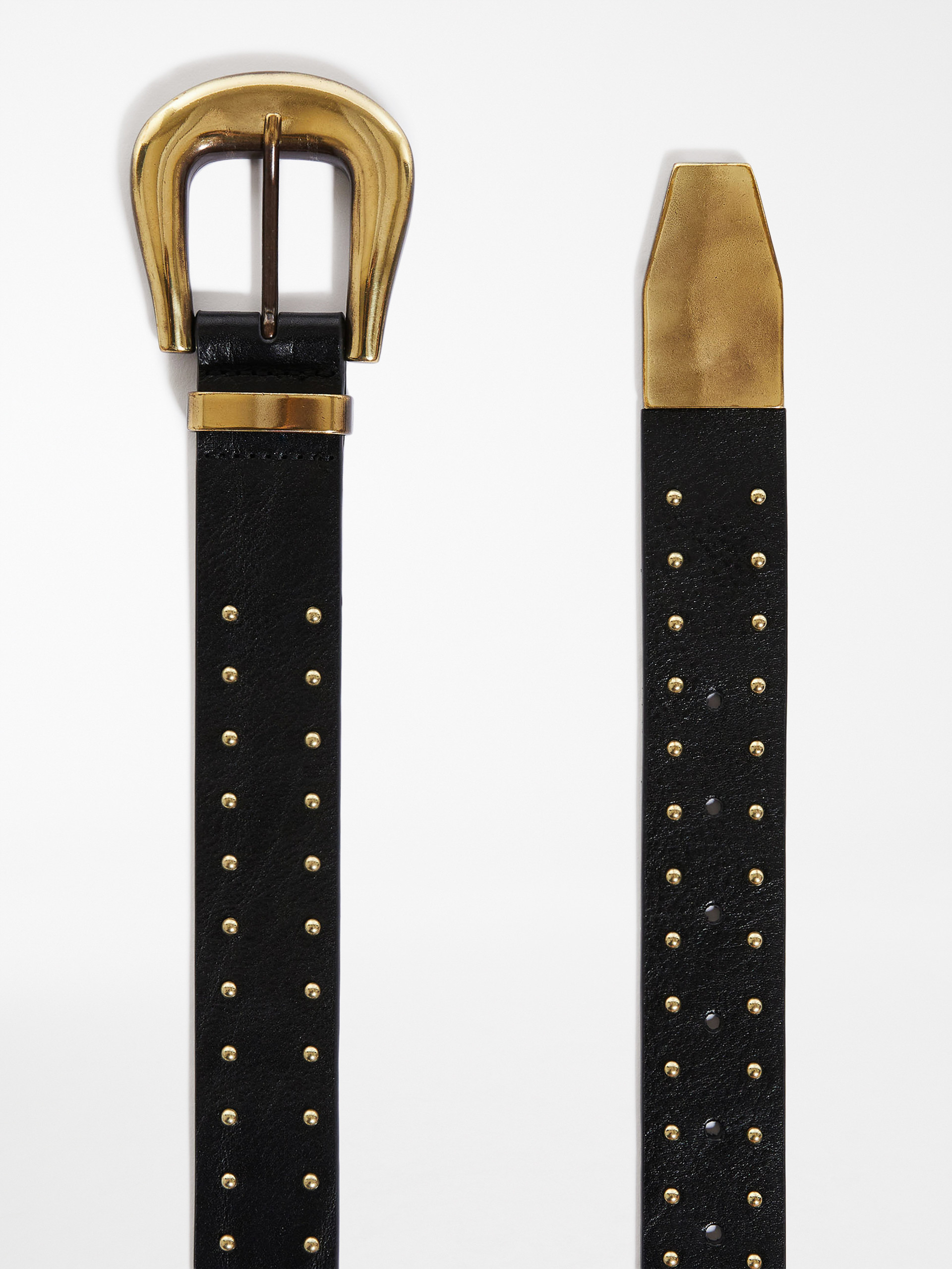 MAX MARA - Studded belt - BLACK - MAX MARA SALE