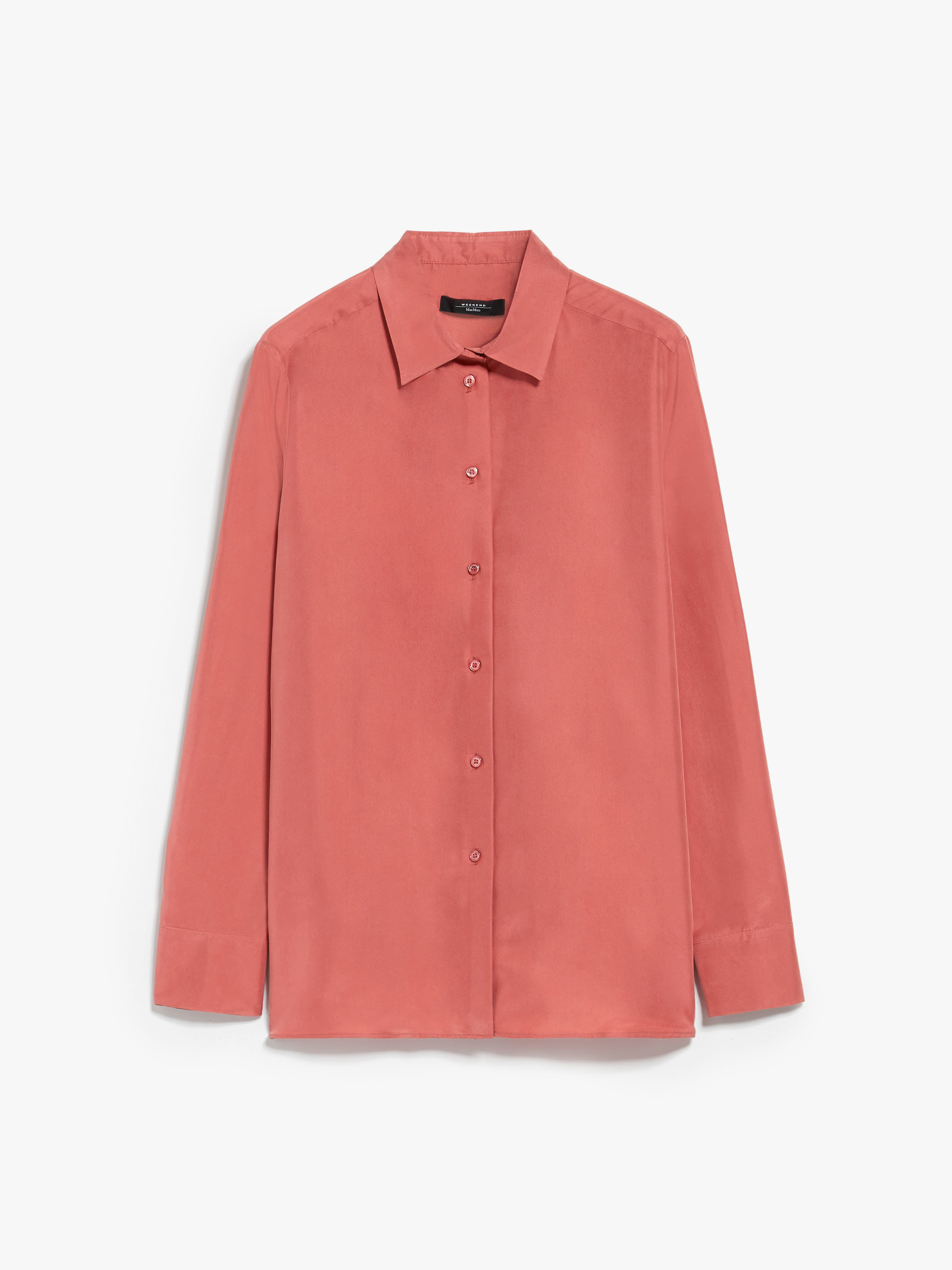 MAX MARA -Silk shirt -BRICK RED - MAX MARA SALE