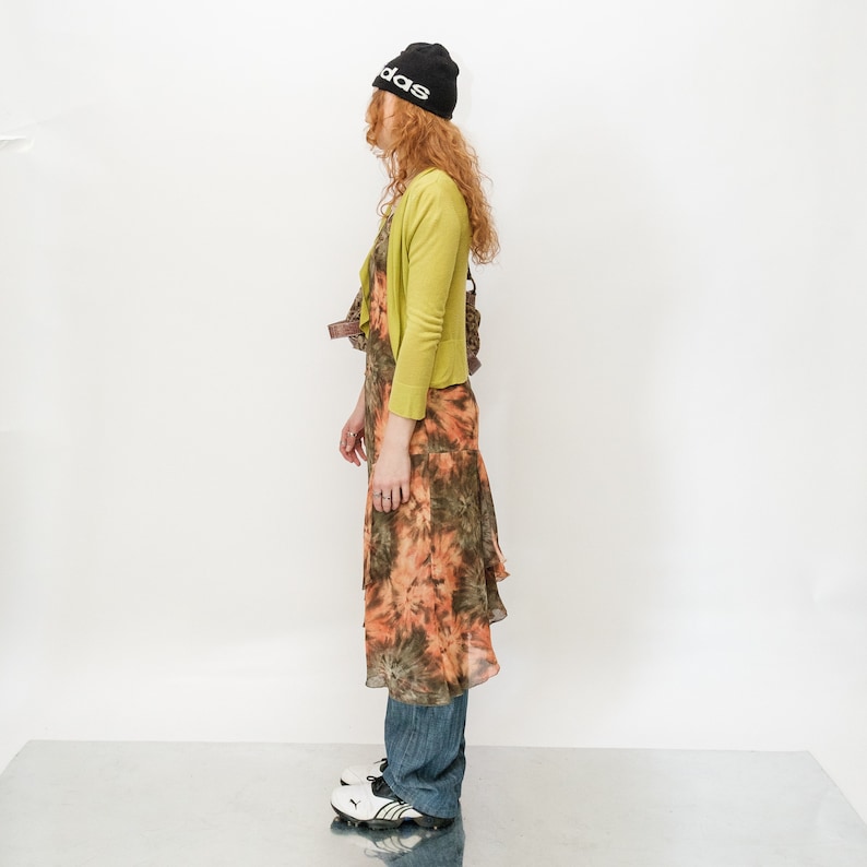 Vintage Y2K adorable tiny soft cardigan in citrus yellow