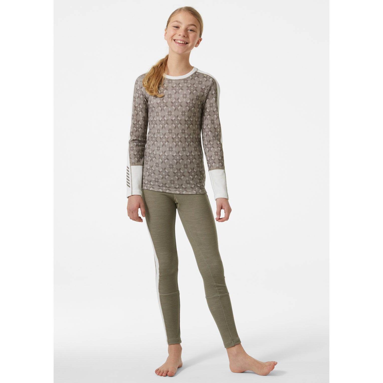 Juniors' Graphic LIFA® Merino Base Layer Set