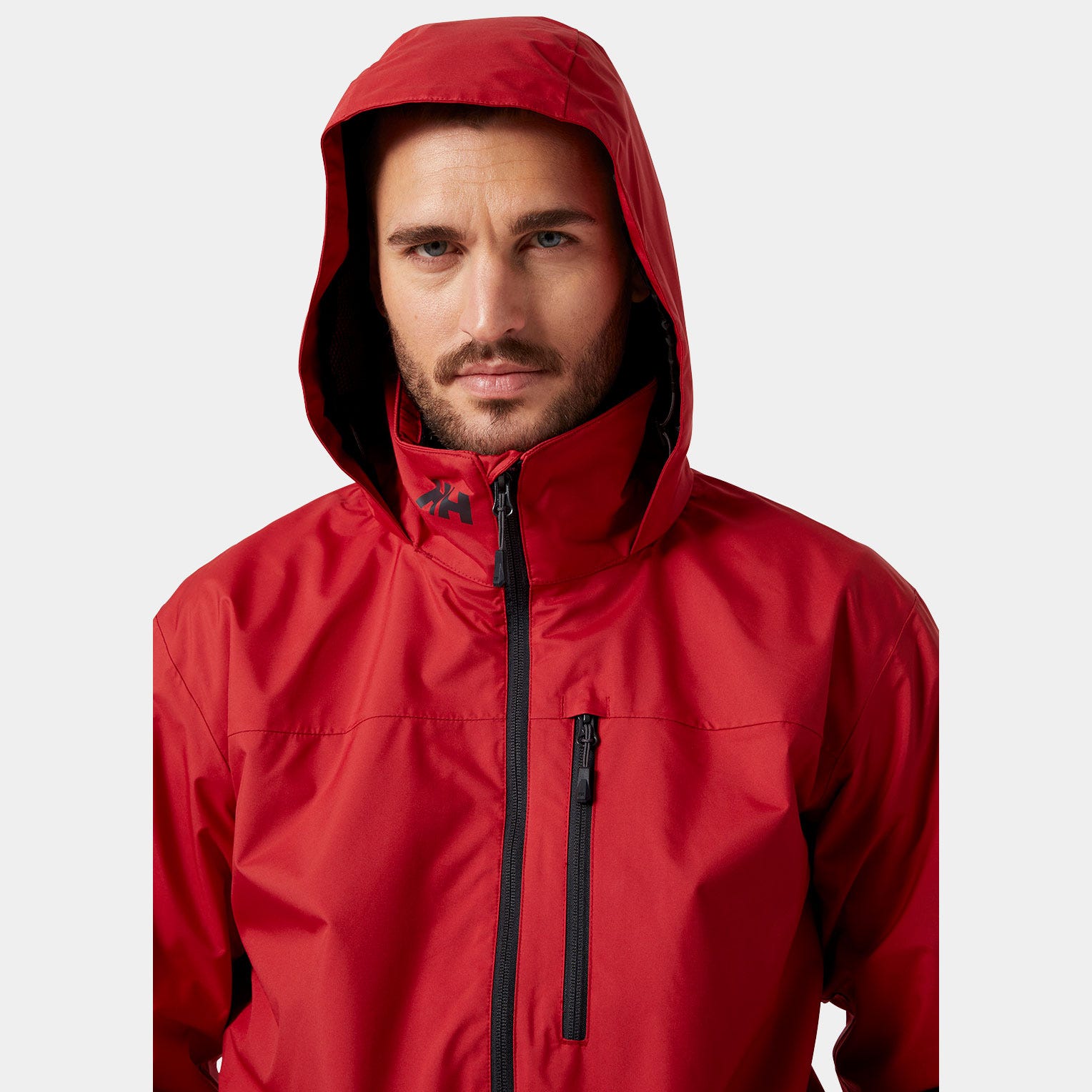 MEN'S CREW HOODED SAILING JACKET
