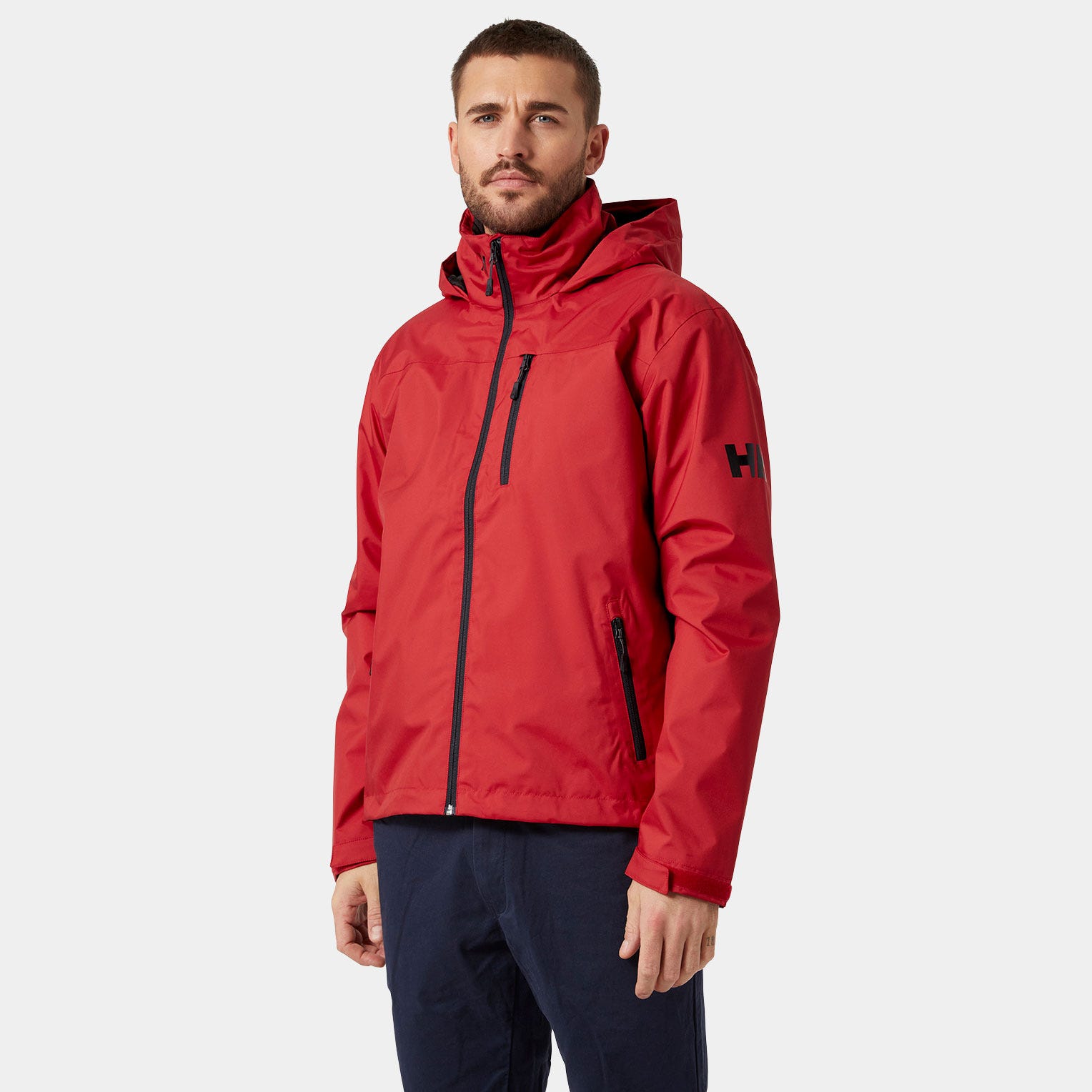 MEN'S CREW HOODED MIDLAYER JACKET
