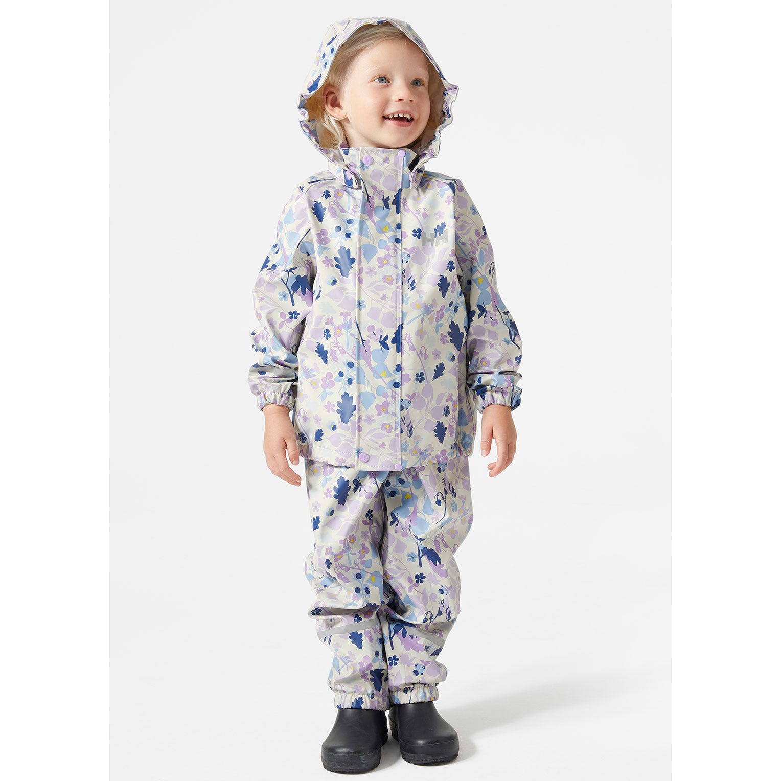 KIDS' BERGEN 2.0 PU RAINSET AOP