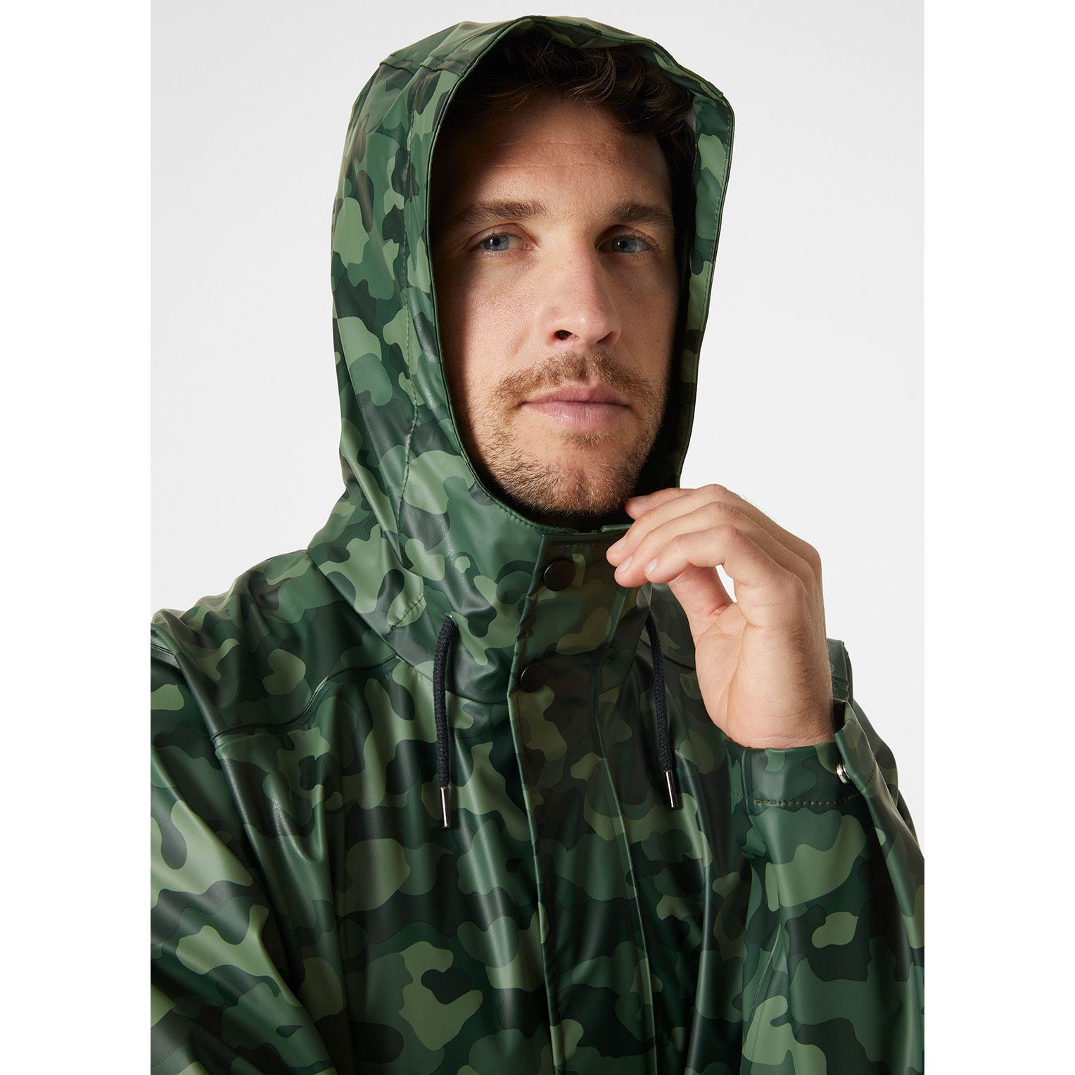 MEN'S MOSS RAINCOAT