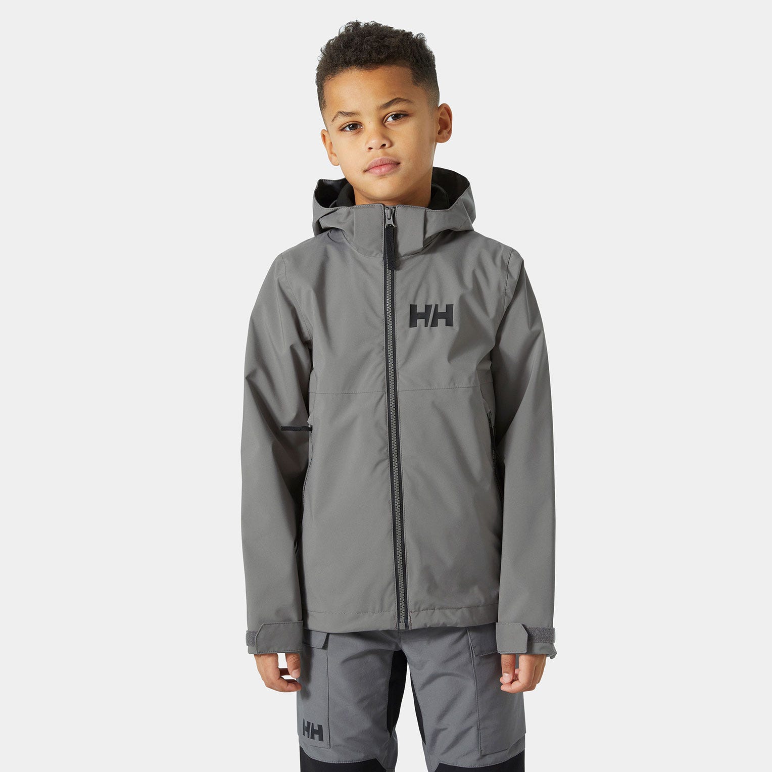 JUNIORS' RIGGING RAIN JACKET