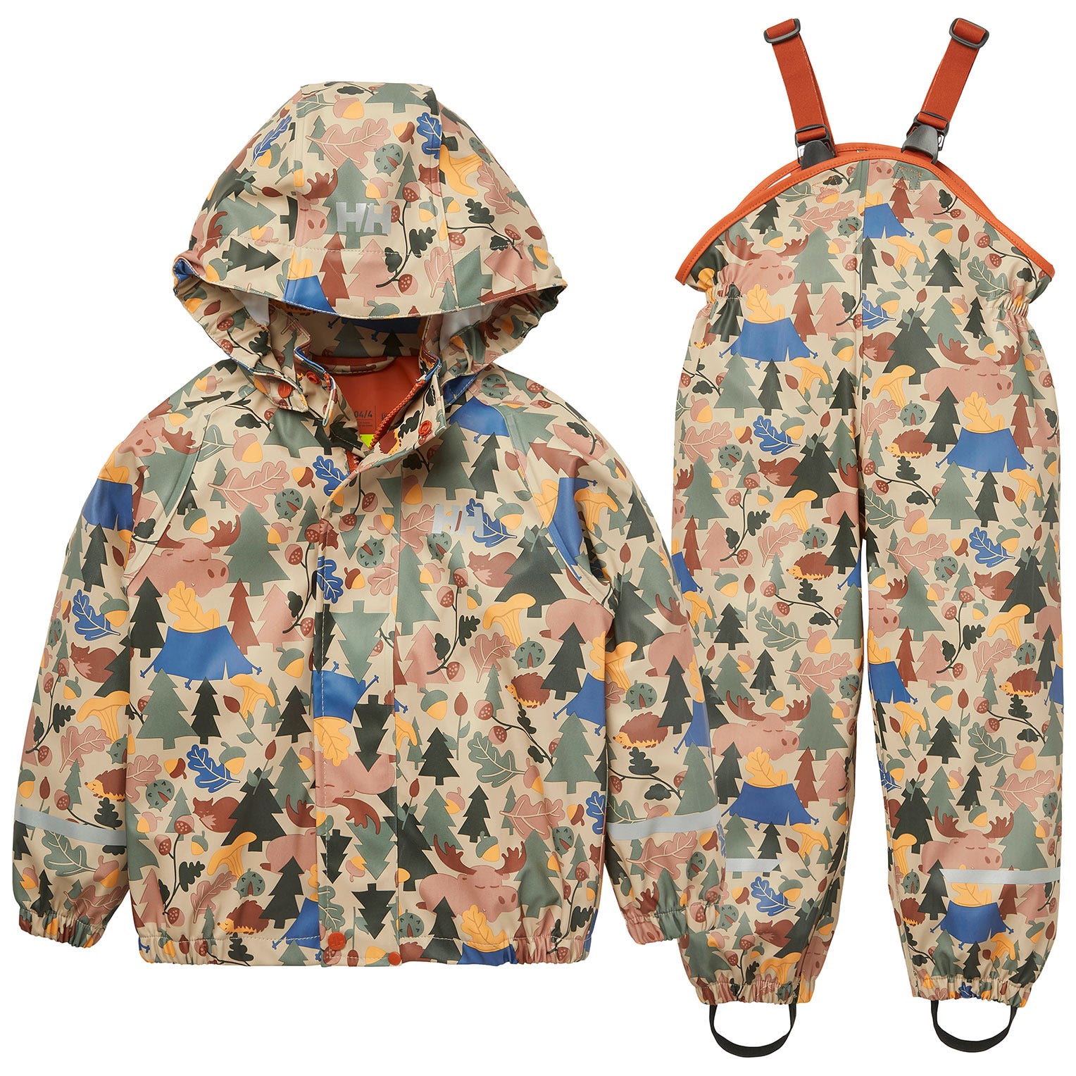 KIDS' BERGEN 2.0 PU RAINSET AOP
