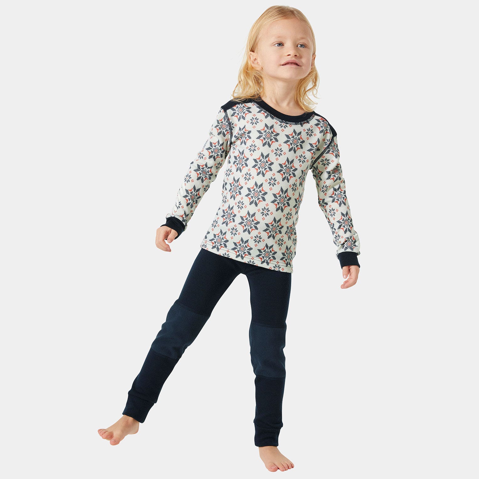 Kids' Graphic LIFA® Merino Wool Base Layer Set