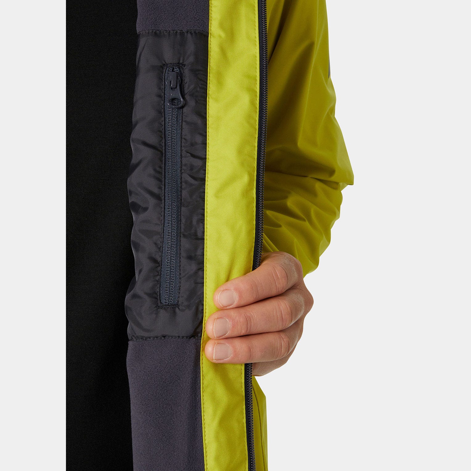 MEN'S CREW HOODED MIDLAYER JACKET
