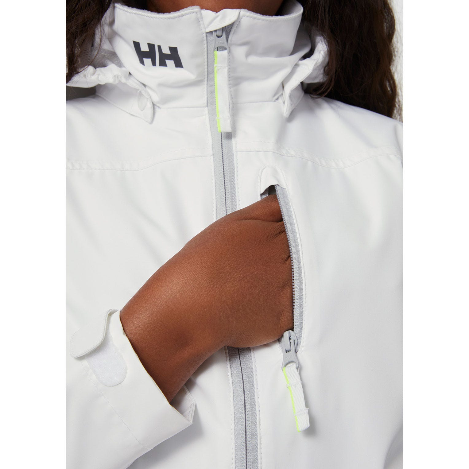 JUNIORS' CREW MIDLAYER SAILING JACKET