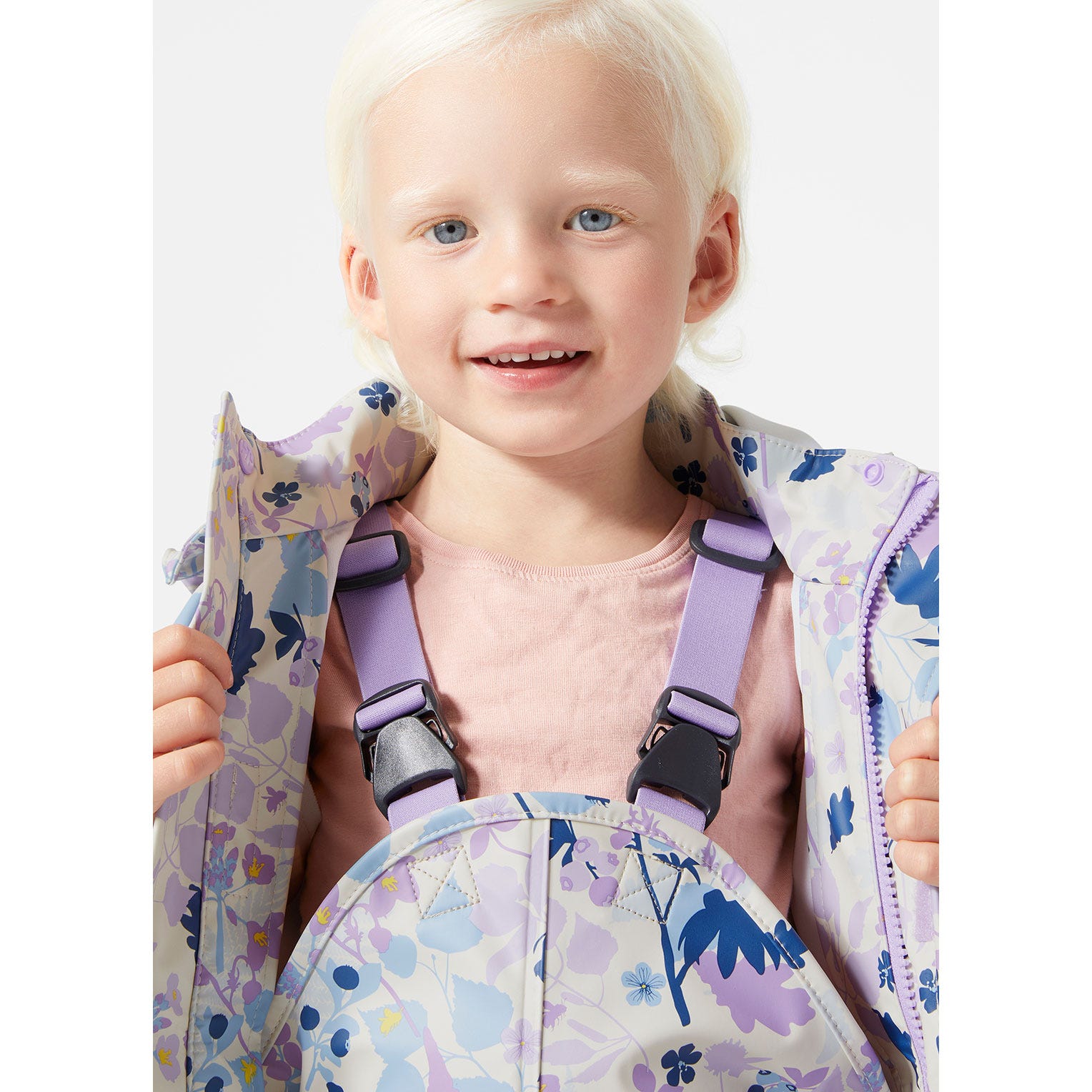 KIDS' BERGEN 2.0 PU RAINSET AOP