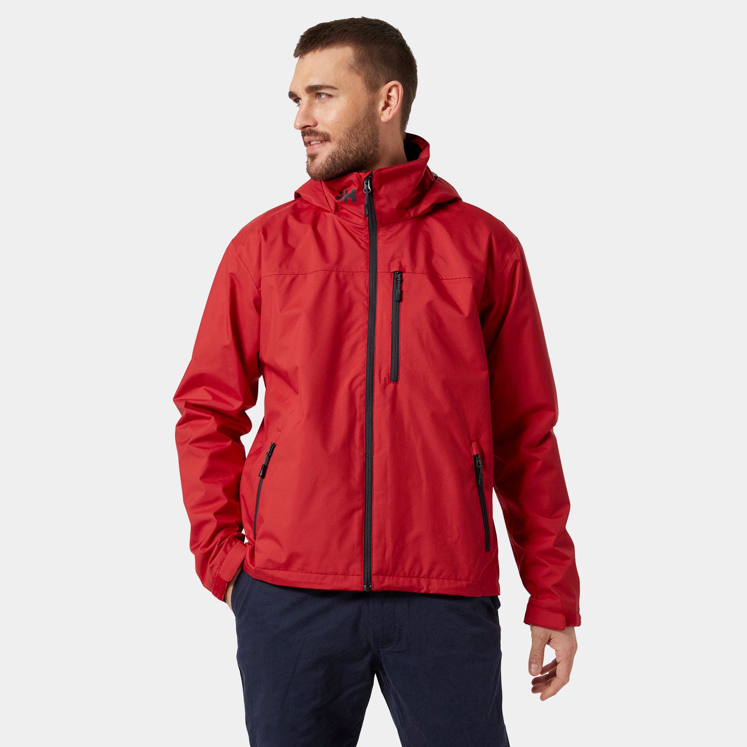 MEN'S CREW HOODED SAILING JACKET