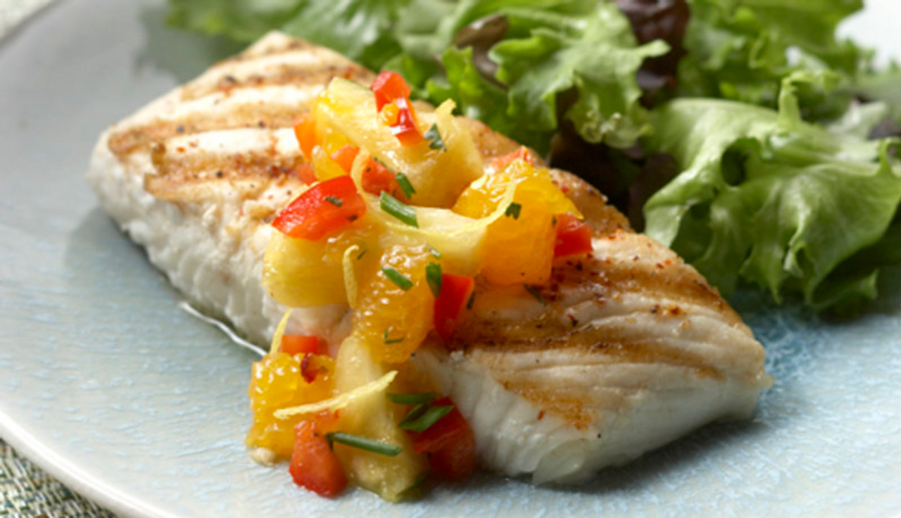Alaskan Halibut Skin-On Portions | 10 lbs.