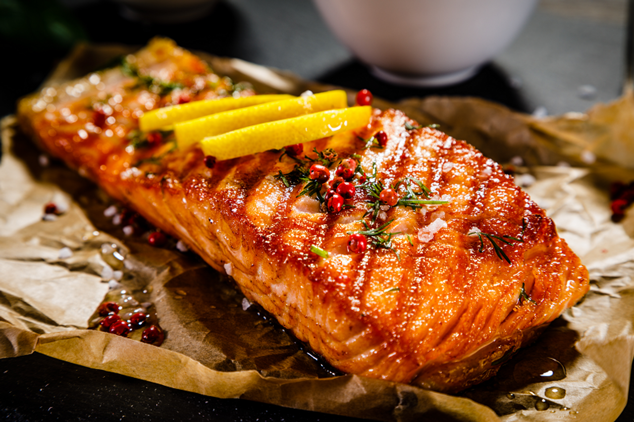 Wild Kalgin Island Salmon® King Skinless Portions | 10 lbs.