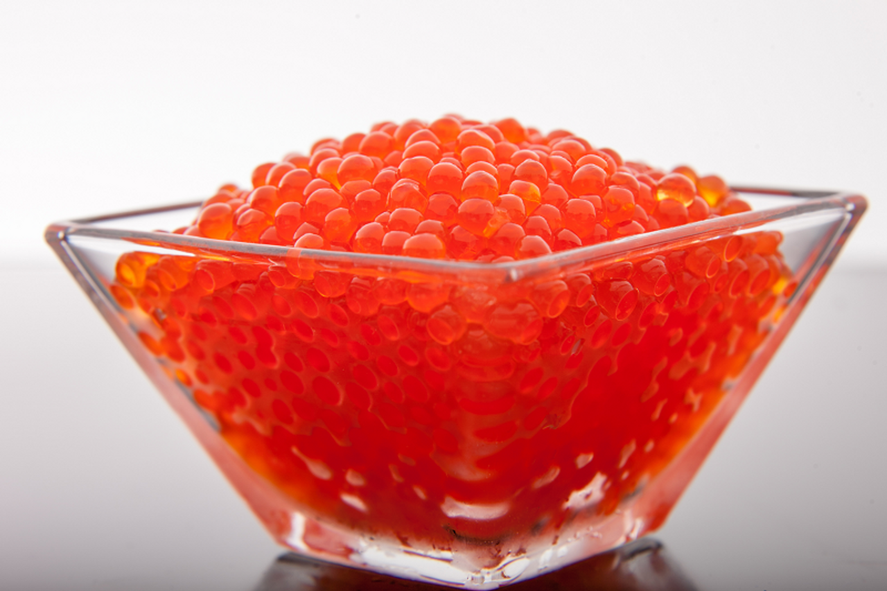 Ikura Salmon Caviar - Sockeye | 2.2 lb Tub 4 Pack