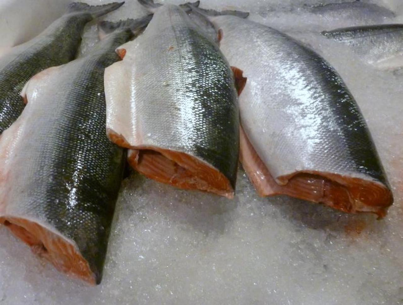 H&G Whole Wild Sockeye Salmon | 12 lb box
