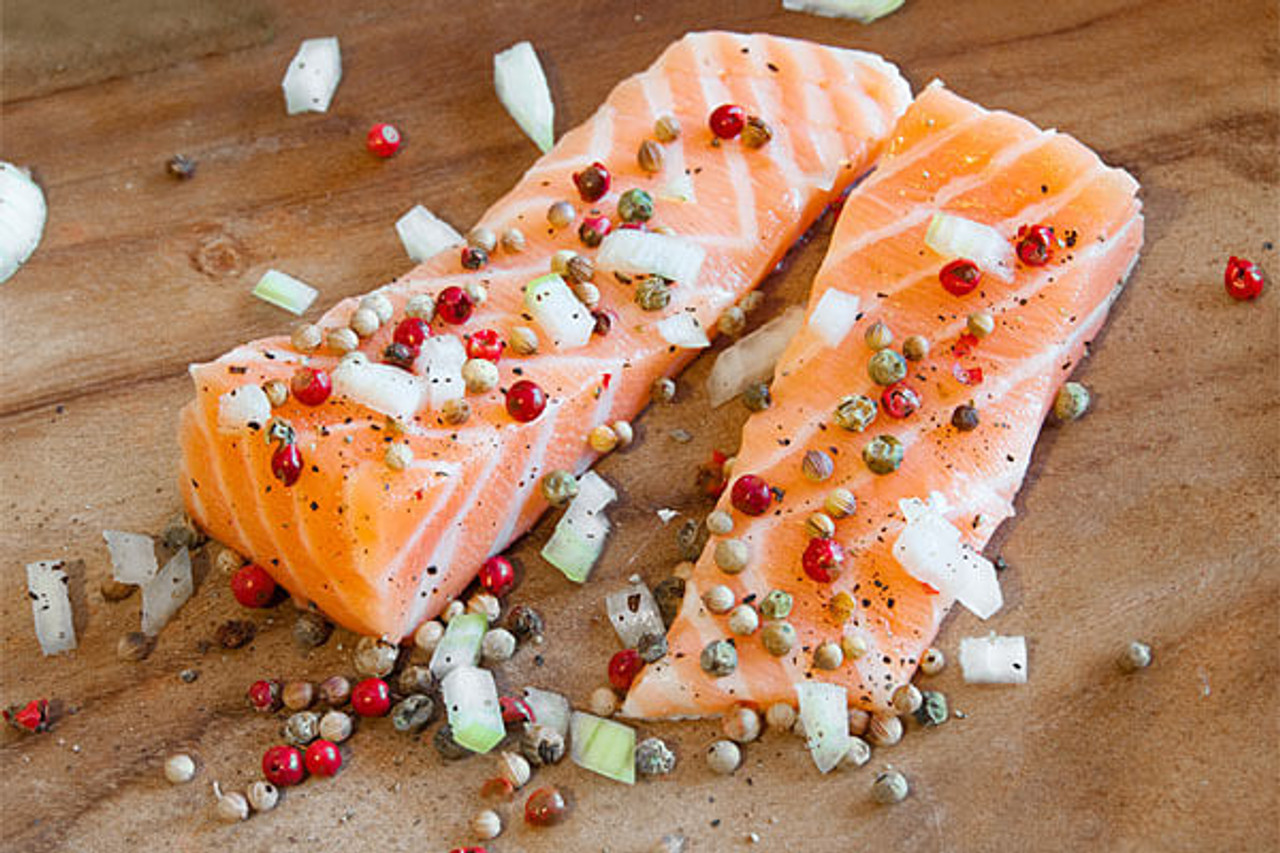 Wild Kalgin Island SalmonĀ® Sockeye Nuggets | 8 lbs.