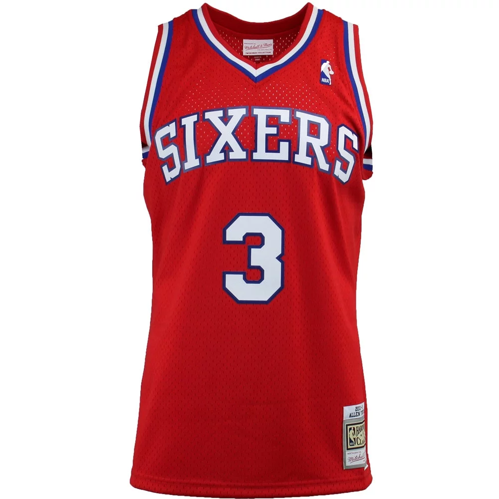 Mitchell & Ness Mens Nba Swingman Jersey 76Ers Allen Iverson Jersey