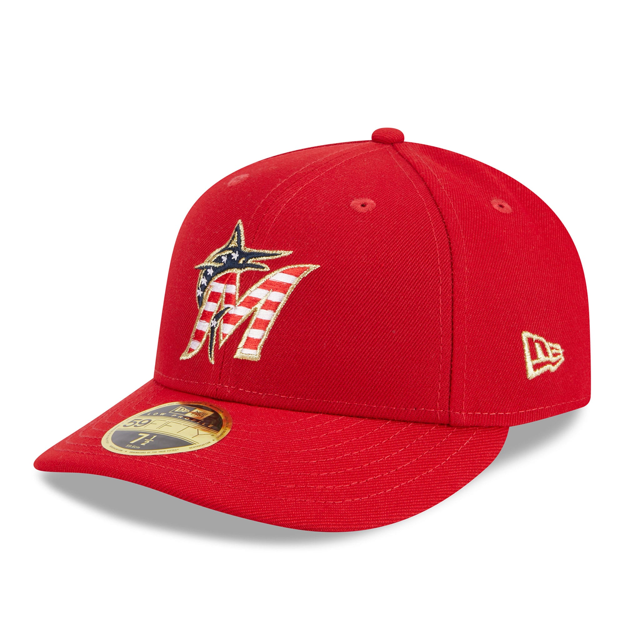 Miami Marlins New Era 2023 Fourth of July Low Profile 59FIFTY Fitted ...