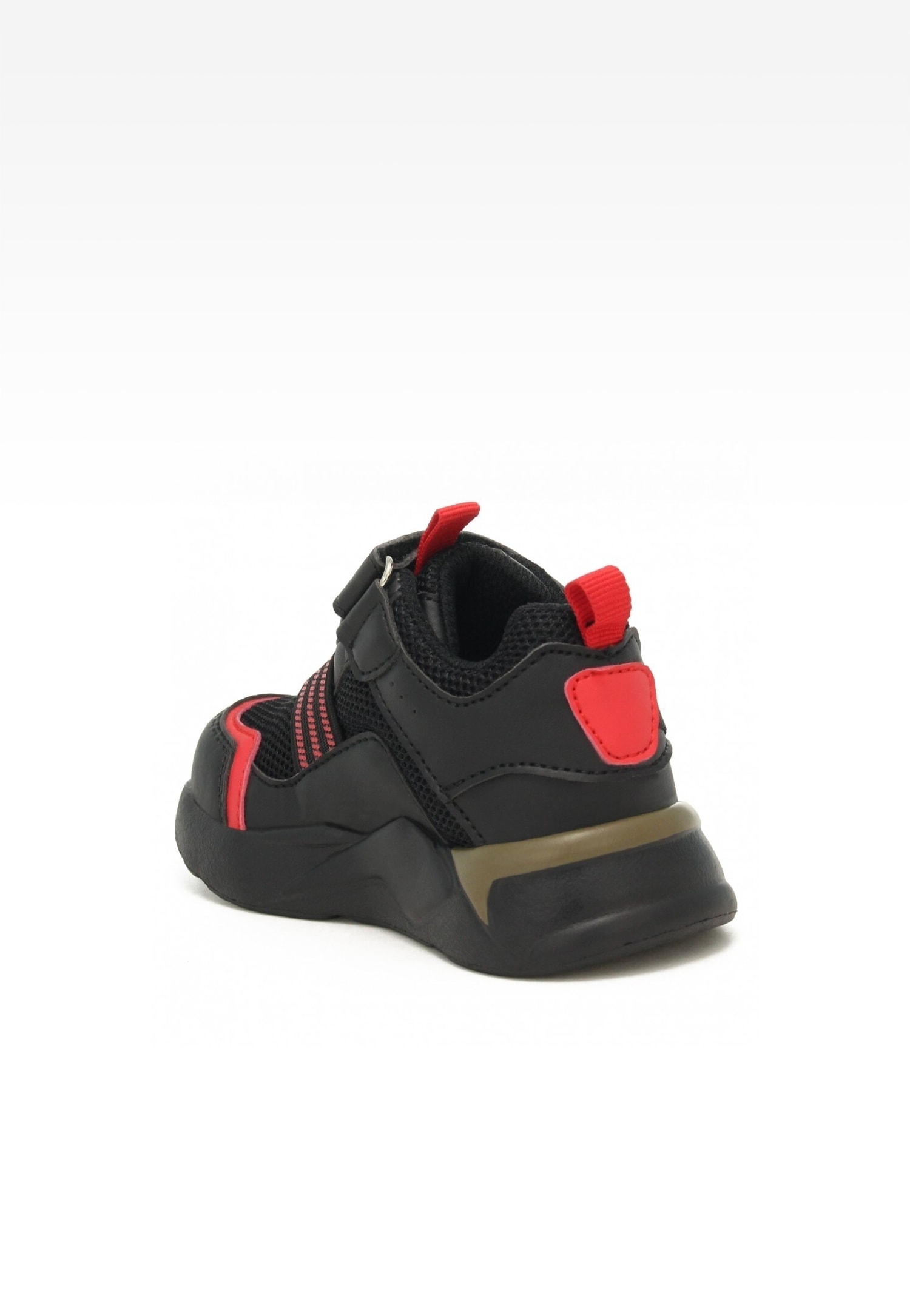 Półbuty BARTEK 11595010, dla chłopców, czarno-czerwony