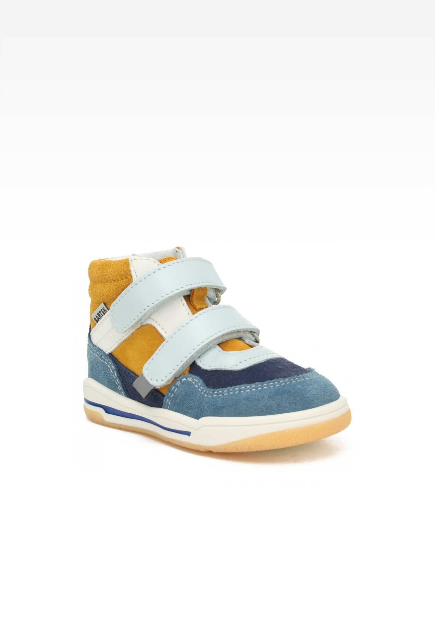 Trzewiki BARTEK 116150-02, dla chłopców, niebiesko-pomarańczowy