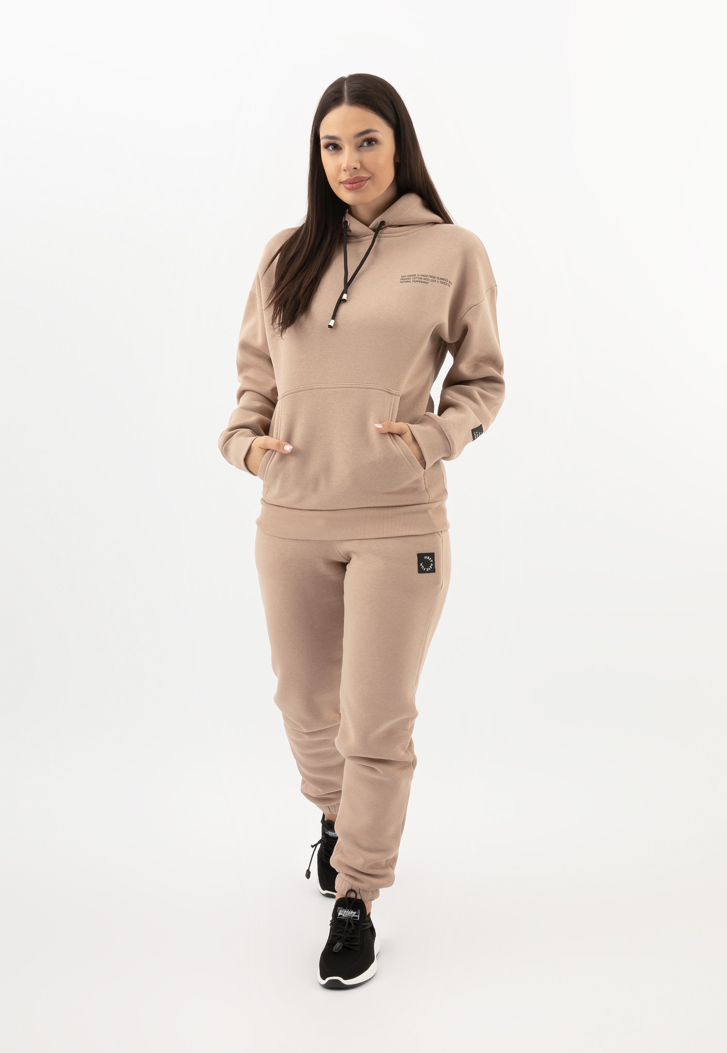 RELAKS bluza damska w kolorze ciemnego popielu