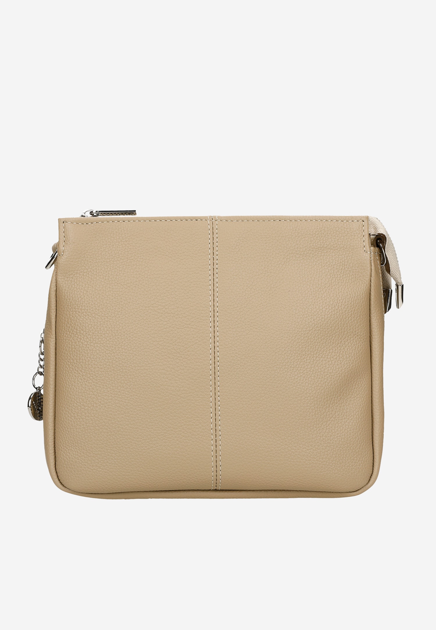 Mała beżowa torebka damska na ramię