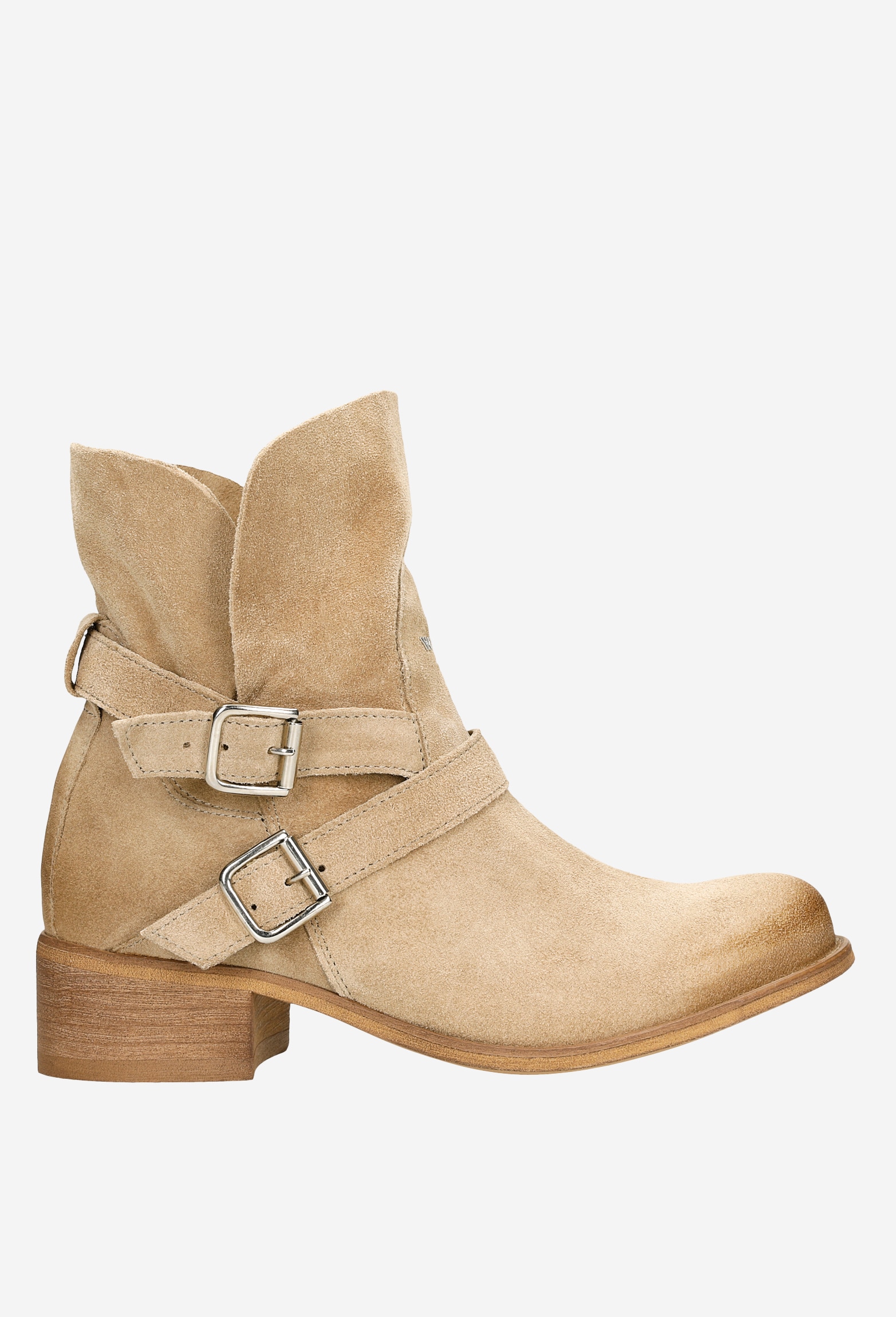 Czarne wsuwane botki damskie