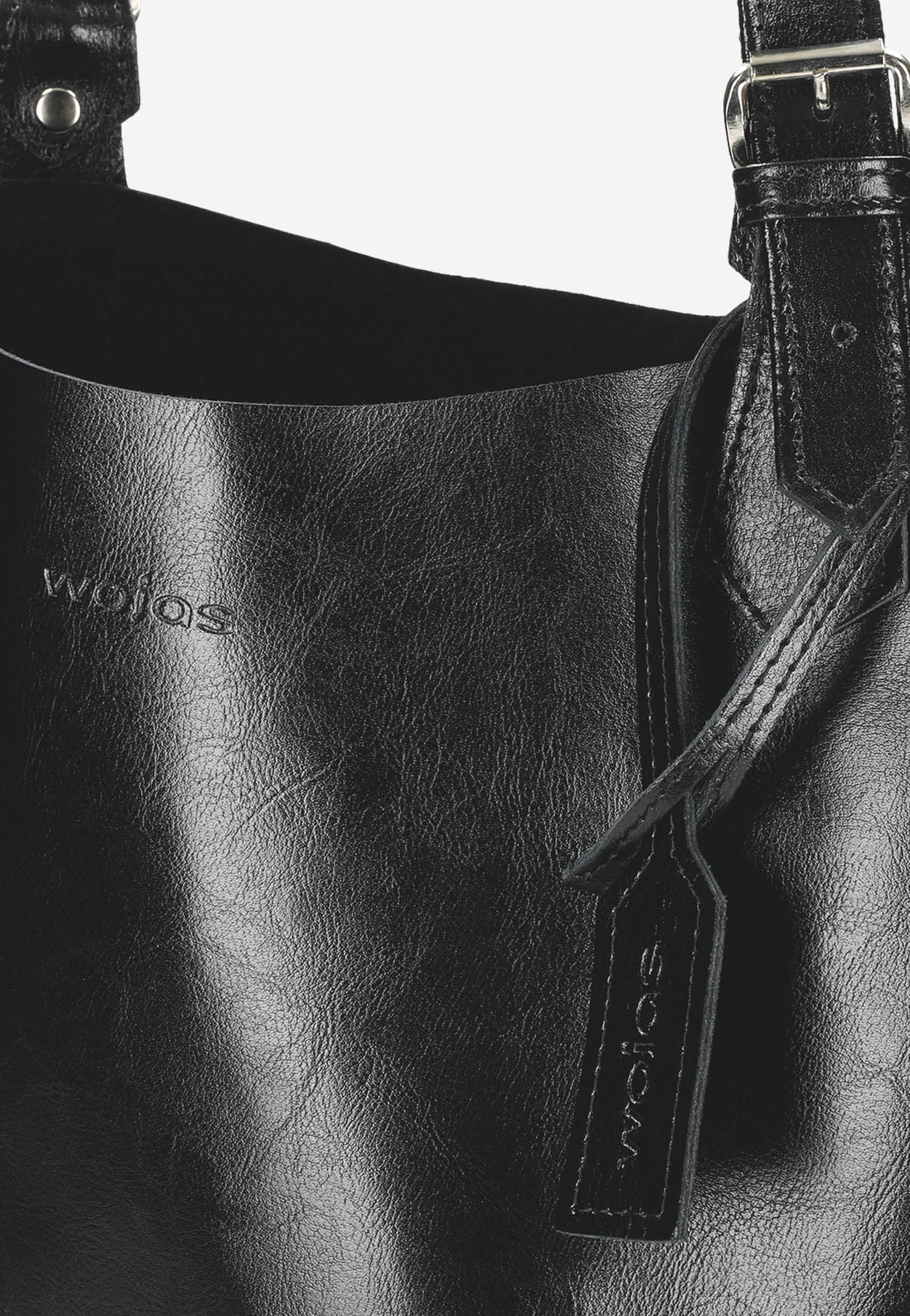 Duża brązowa shopperka damska