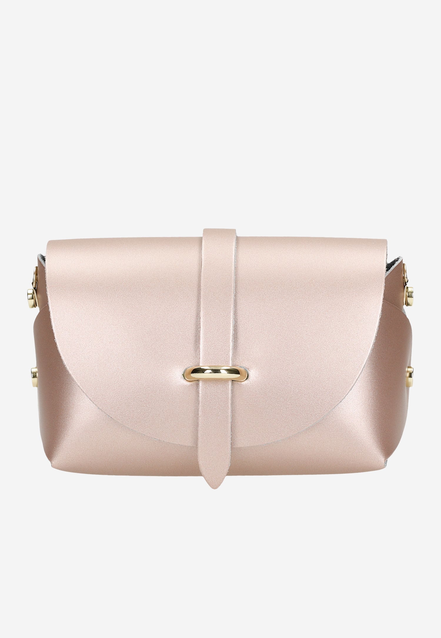 Mała czerwona torebka damska na łańcuszku