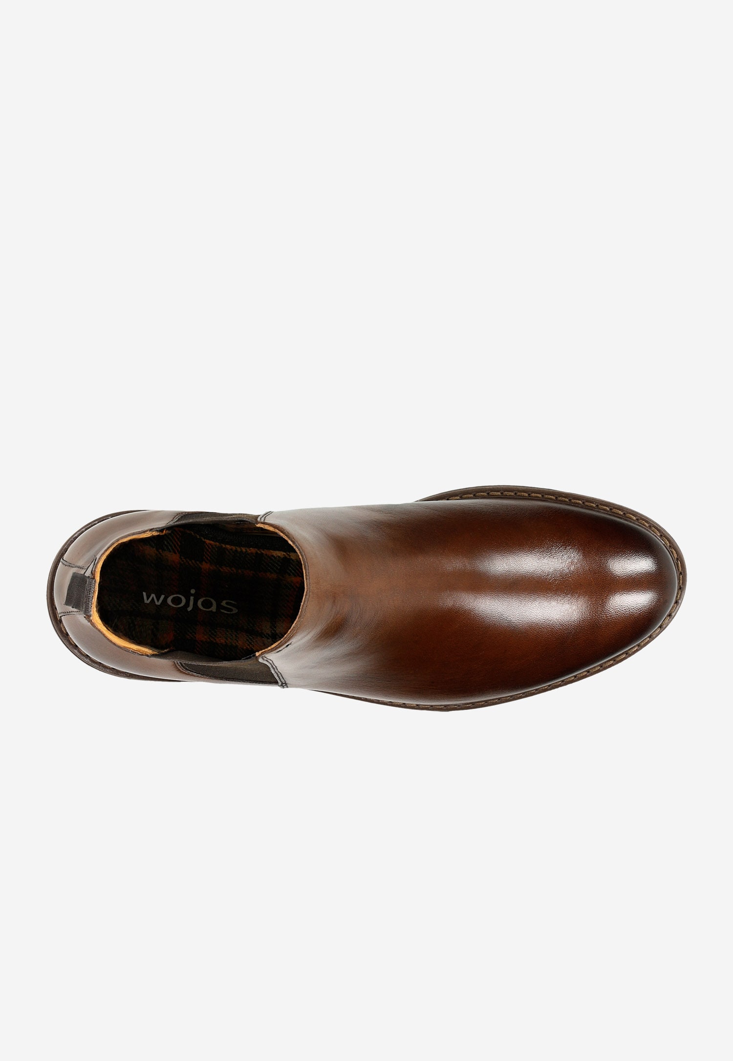 Czarne skórzane sztyblety męskie ze skóry licowej