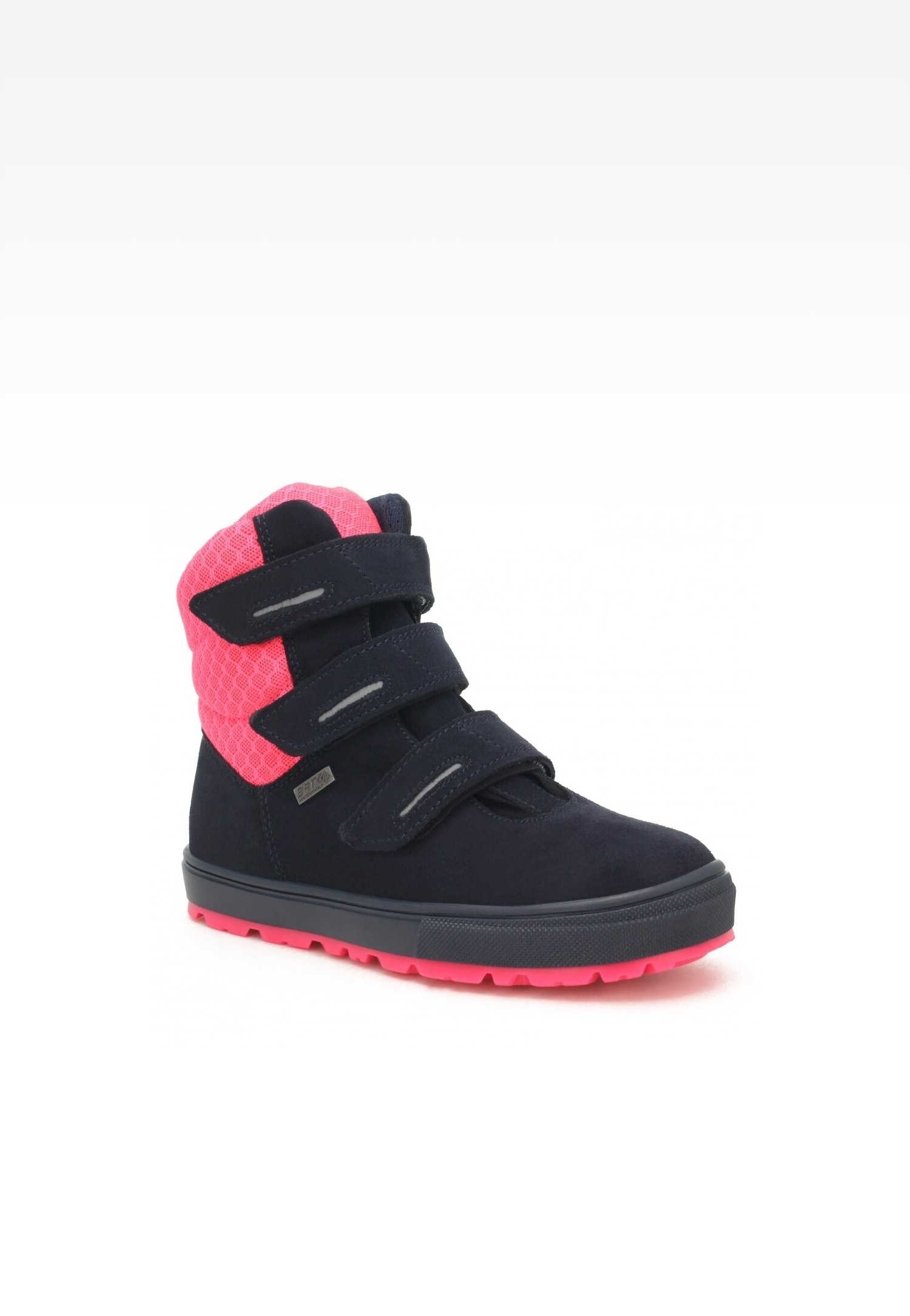 Trzewiki ocieplane BARTEK 14319007, dla dziewcząt, granatowo-różowy