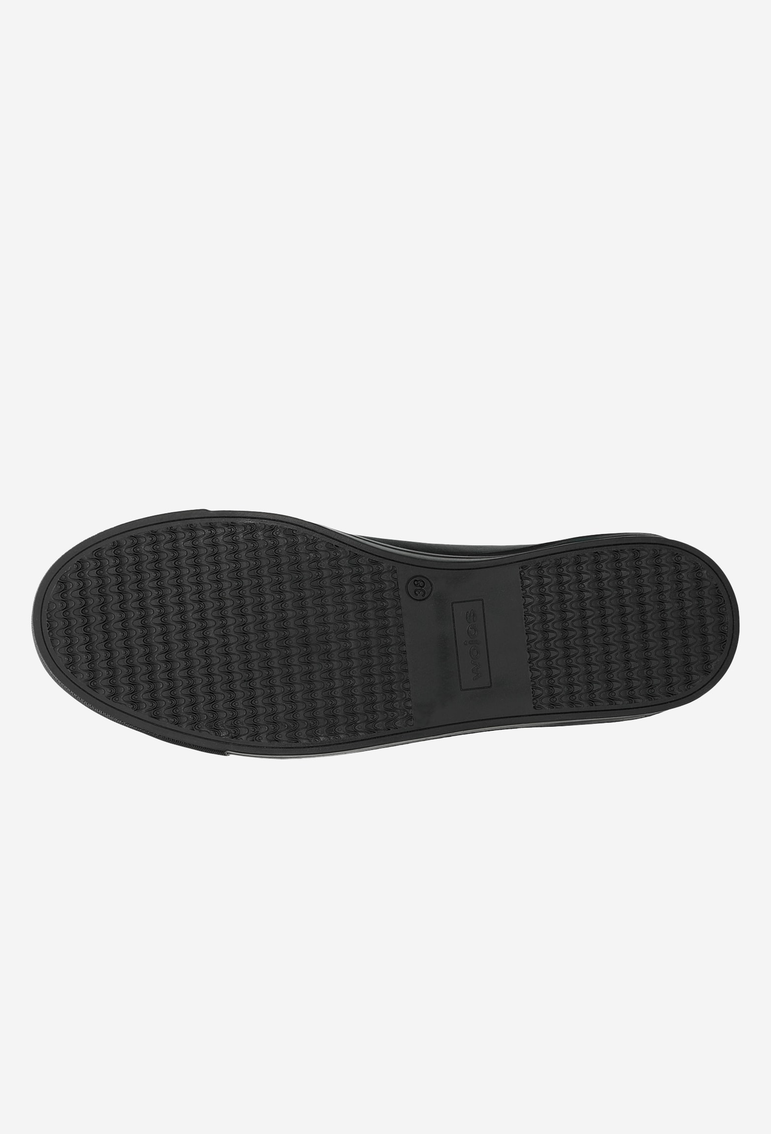 Czarne casualowe trampki damskie