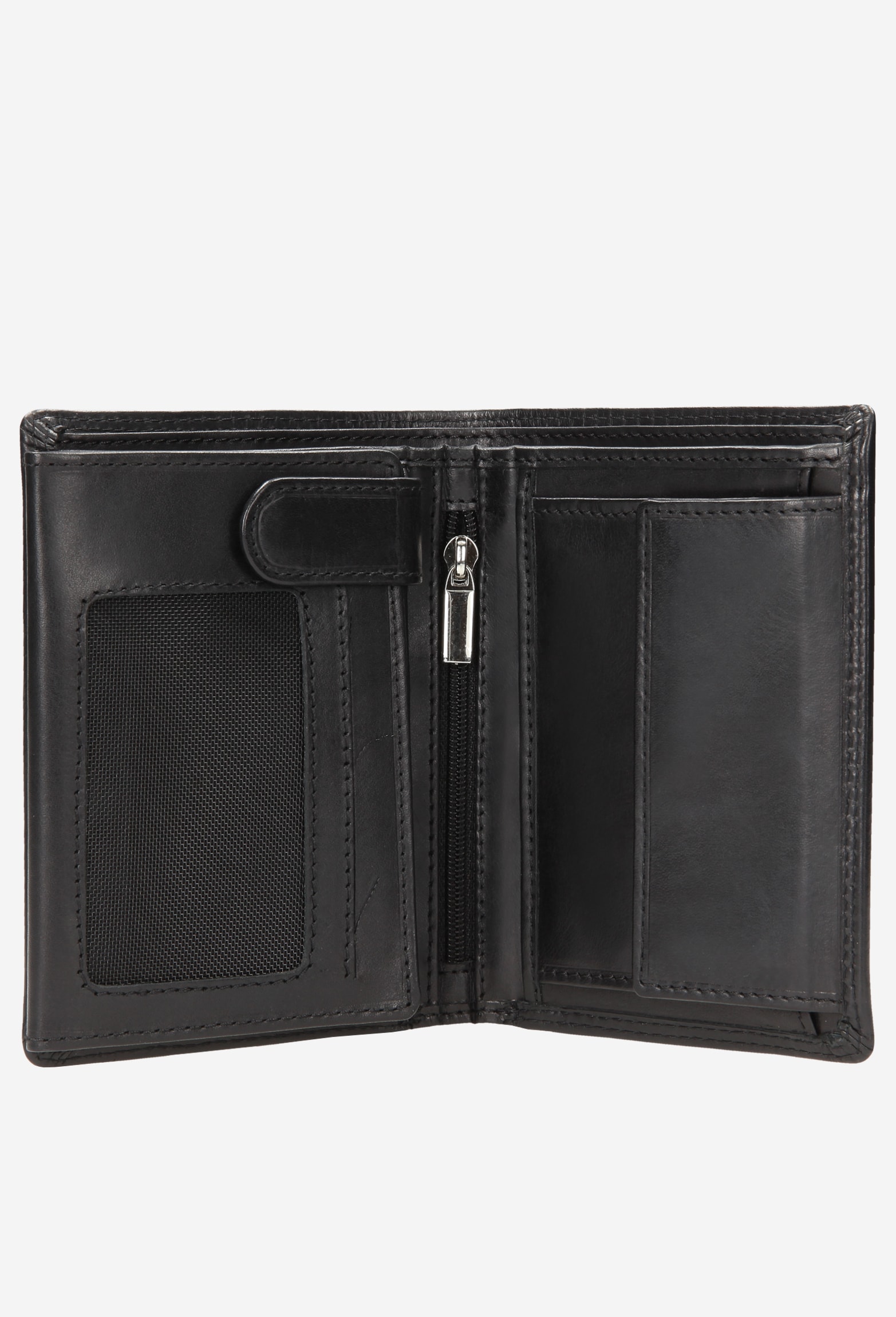 Funkcjonalny czarny portfel męski