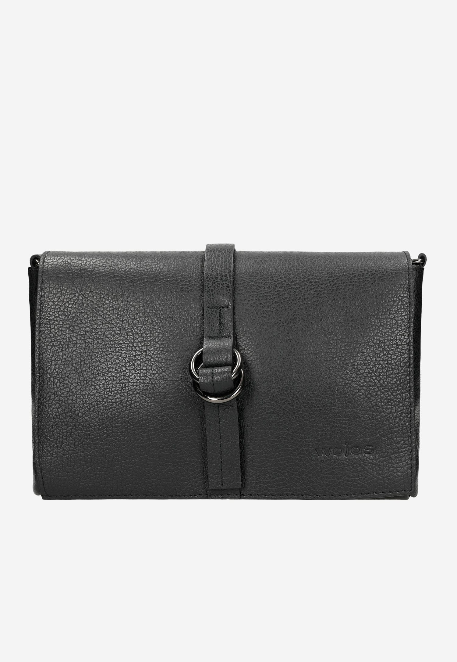 Skórzana torebka damska w jasnym odcieniu beżu