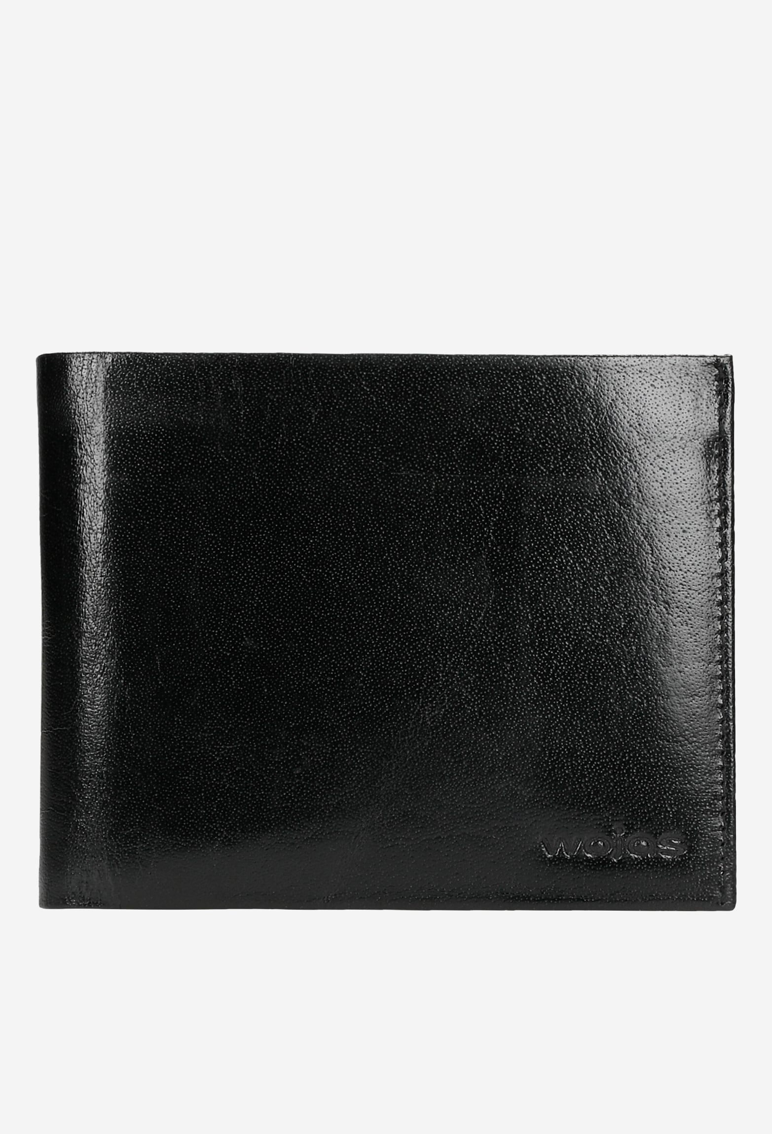 Czarny klasyczny portfel męski