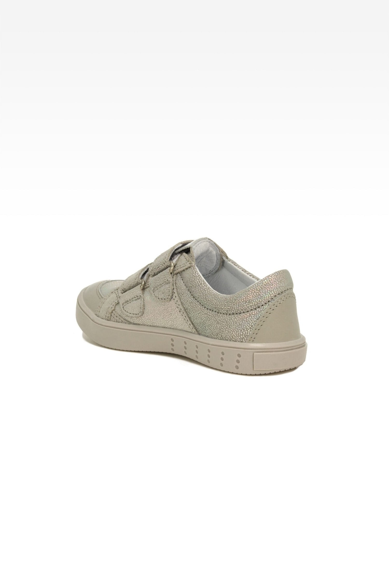 Półbuty BARTEK 18649011, dla dziewcząt, srebrno-szary