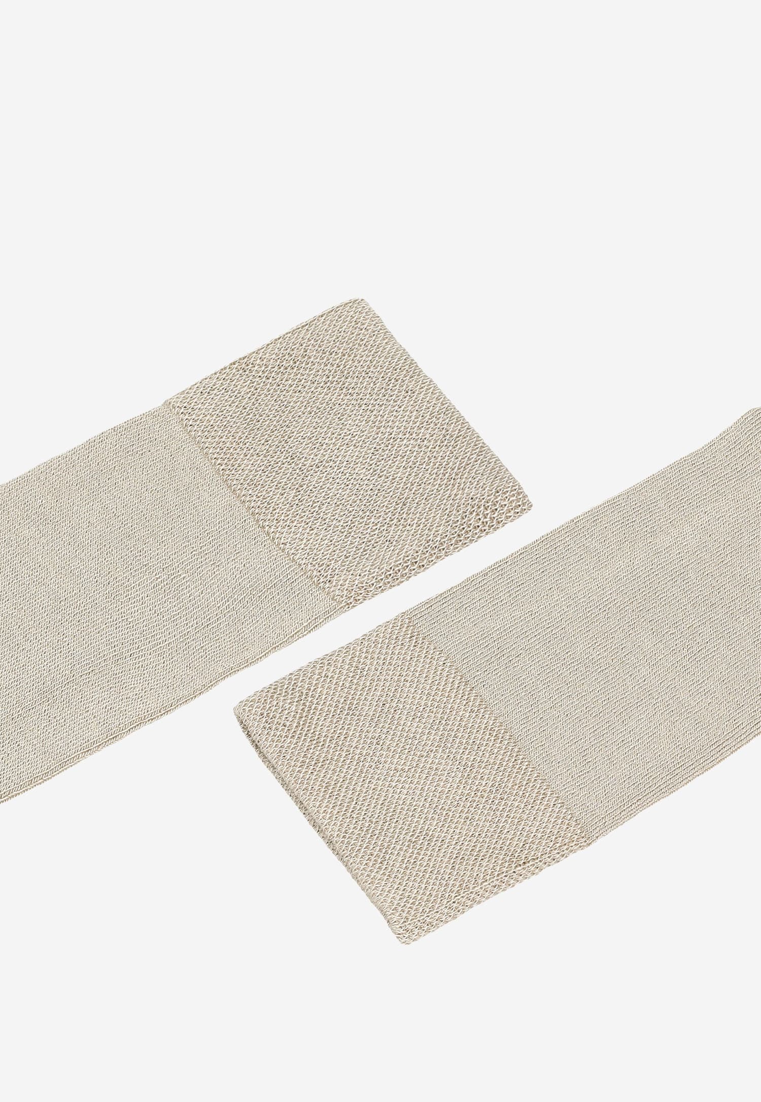 Beżowe męskie skarpety z włókna bambusowego