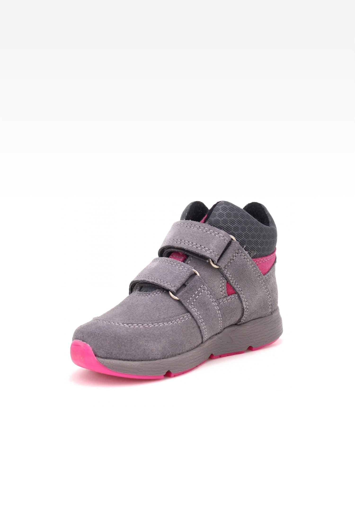 Trzewiki ocieplane BARTEK 1090-GR9P, dla dziewcząt, szaro-różowy