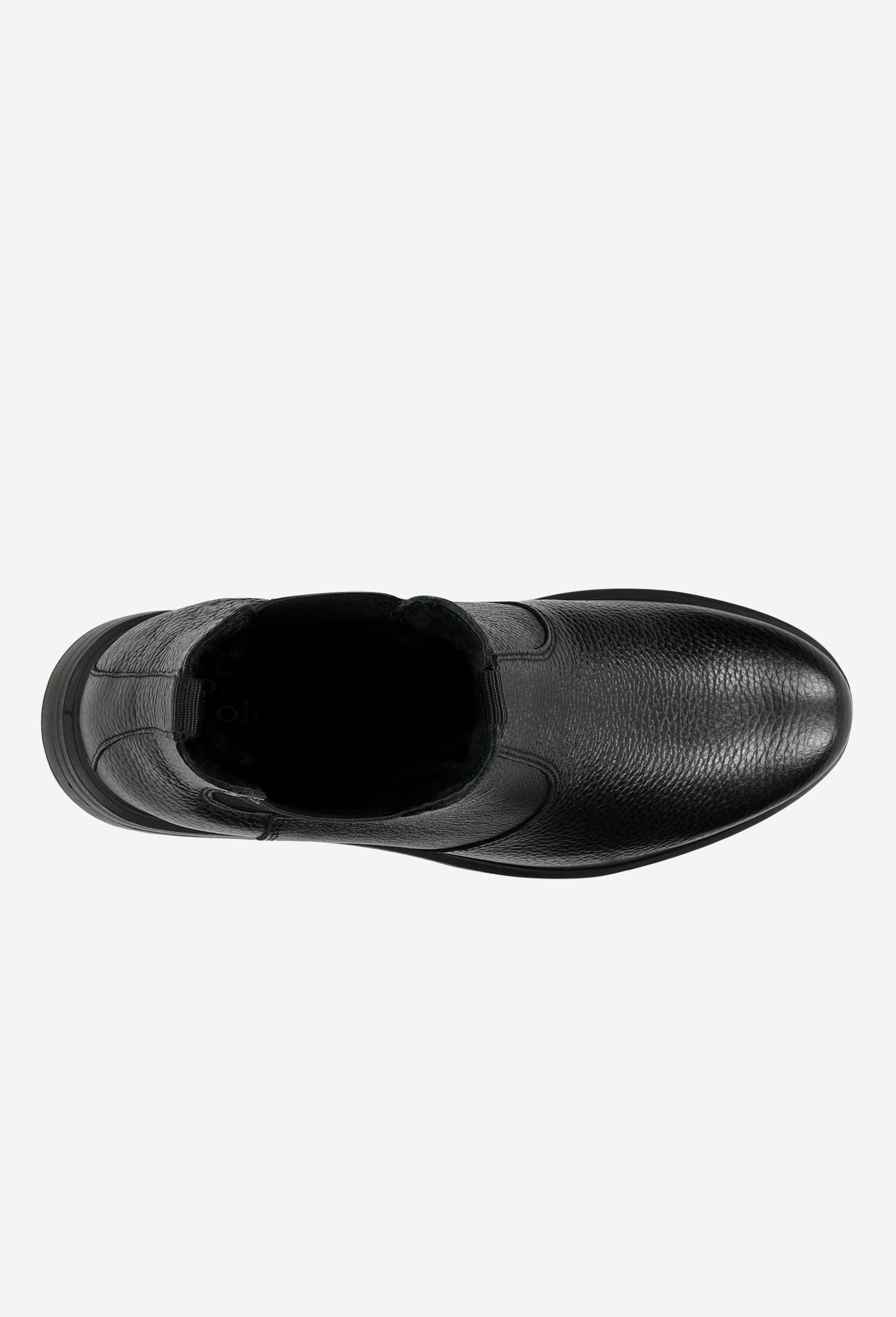 Czarne jesienne sztyblety damskie w stylu miejskim