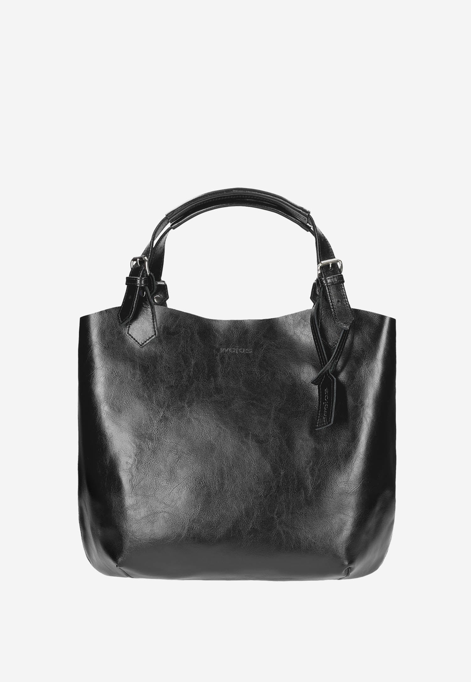 Duża brązowa shopperka damska