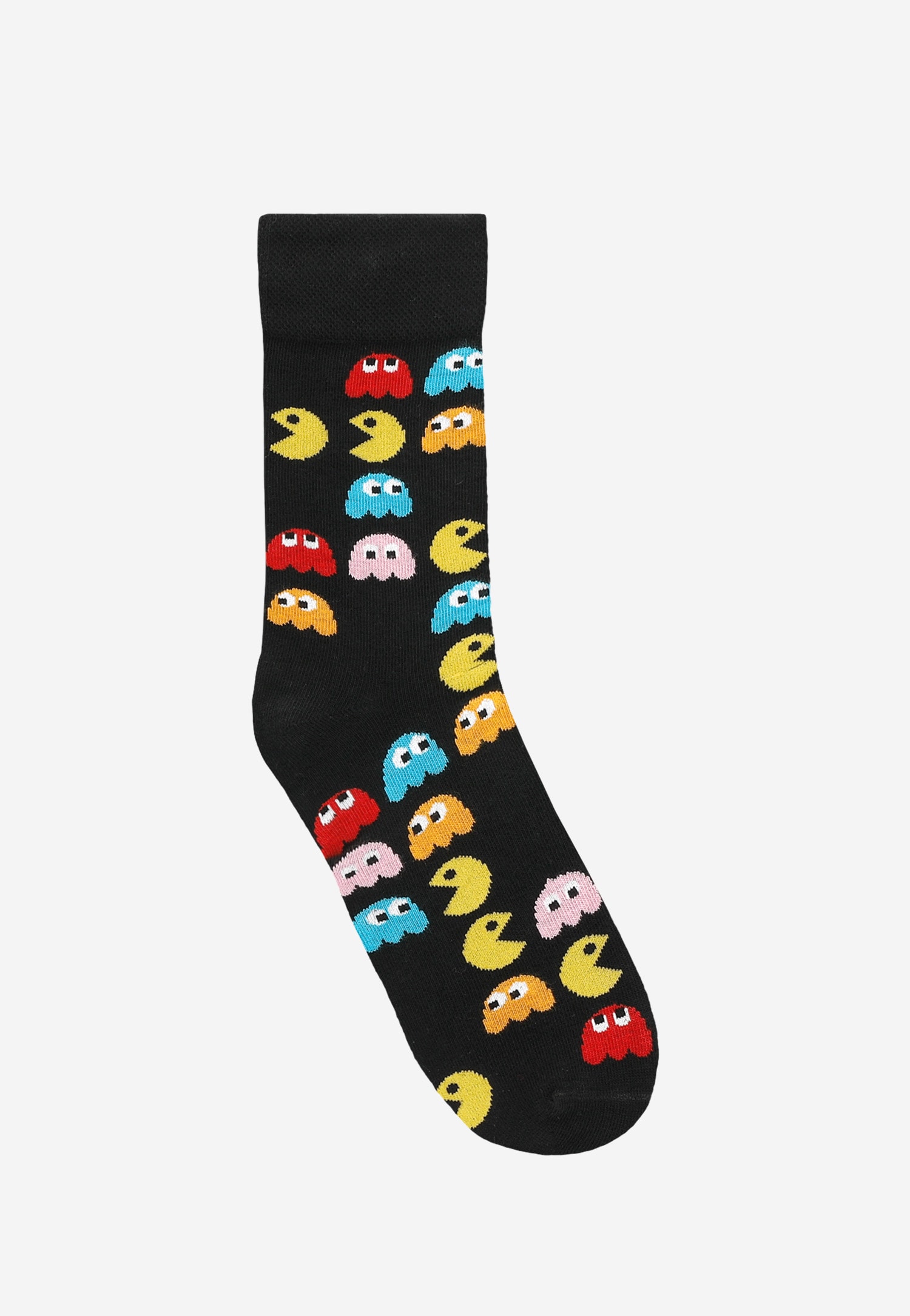 Wysokie bawełniane skarpety z motywem Pac-Mana