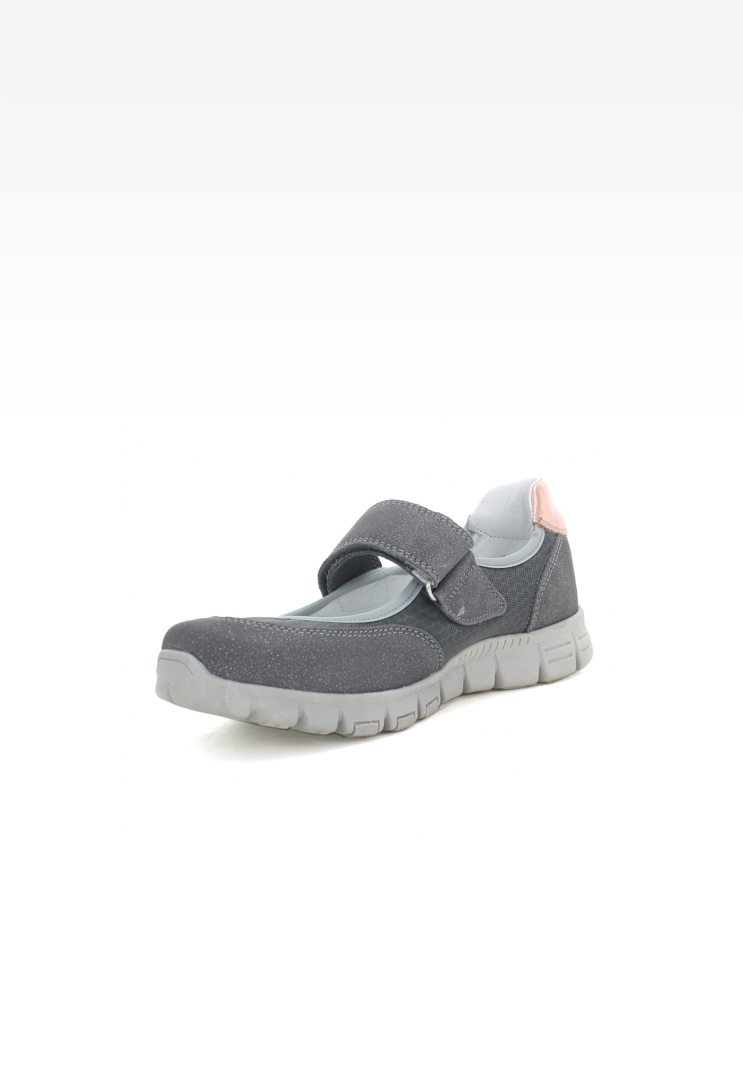 Wizytowe BARTEK W-55026/07K, dla dziewcząt, szary