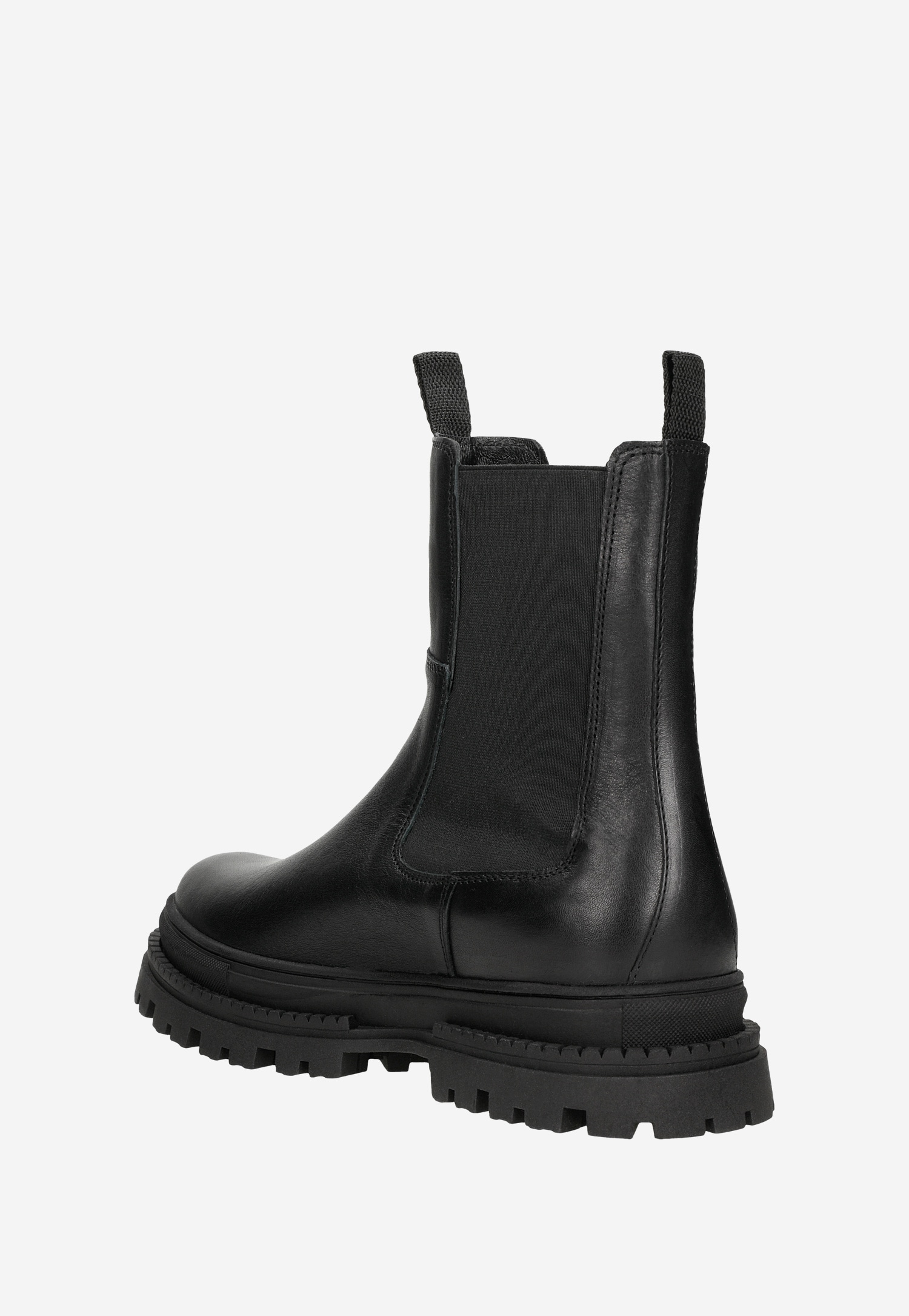 Wysokie skórzane sztyblety męskie brązowe