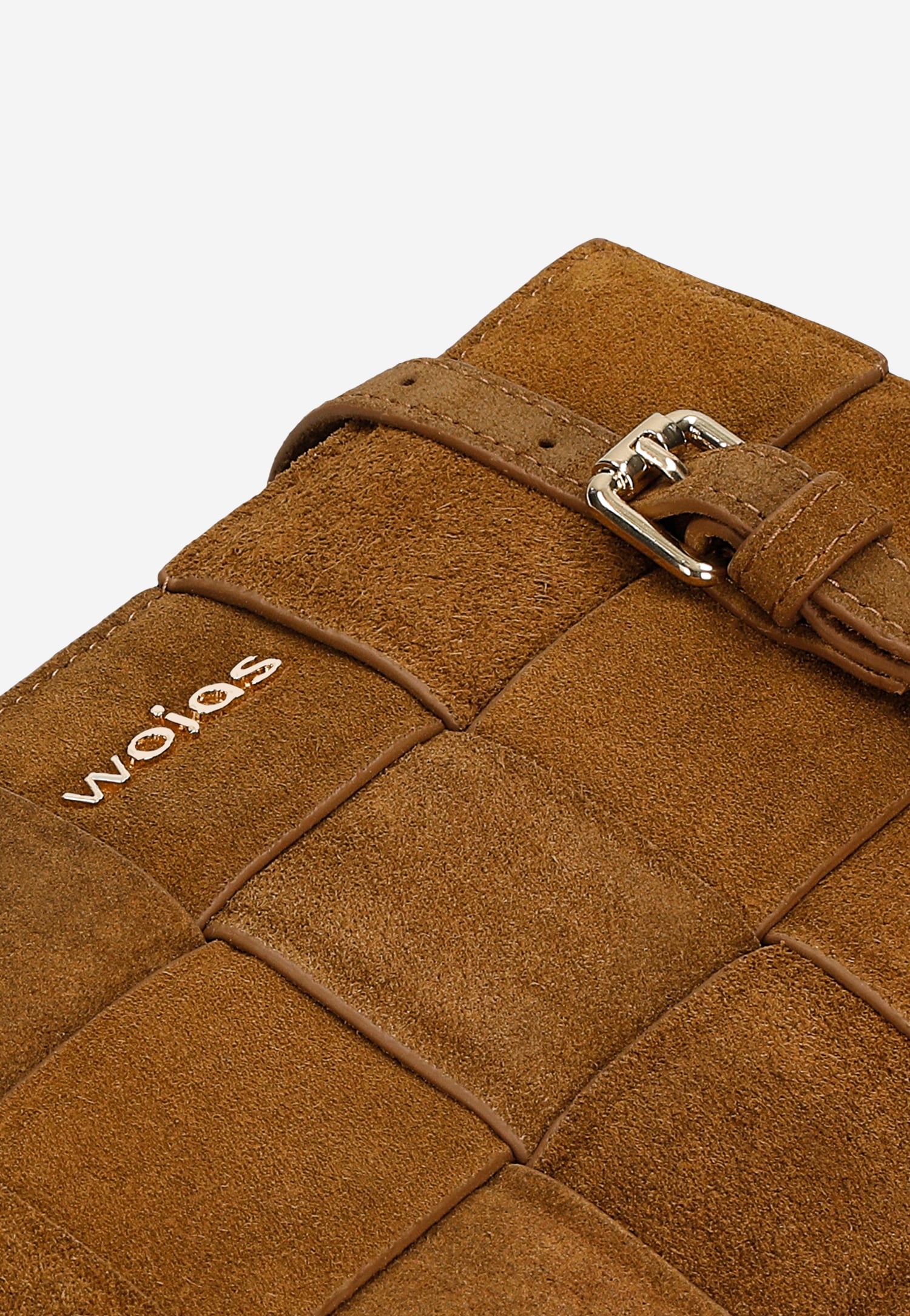 Czarna pleciona torebka damska ze skóry licowej